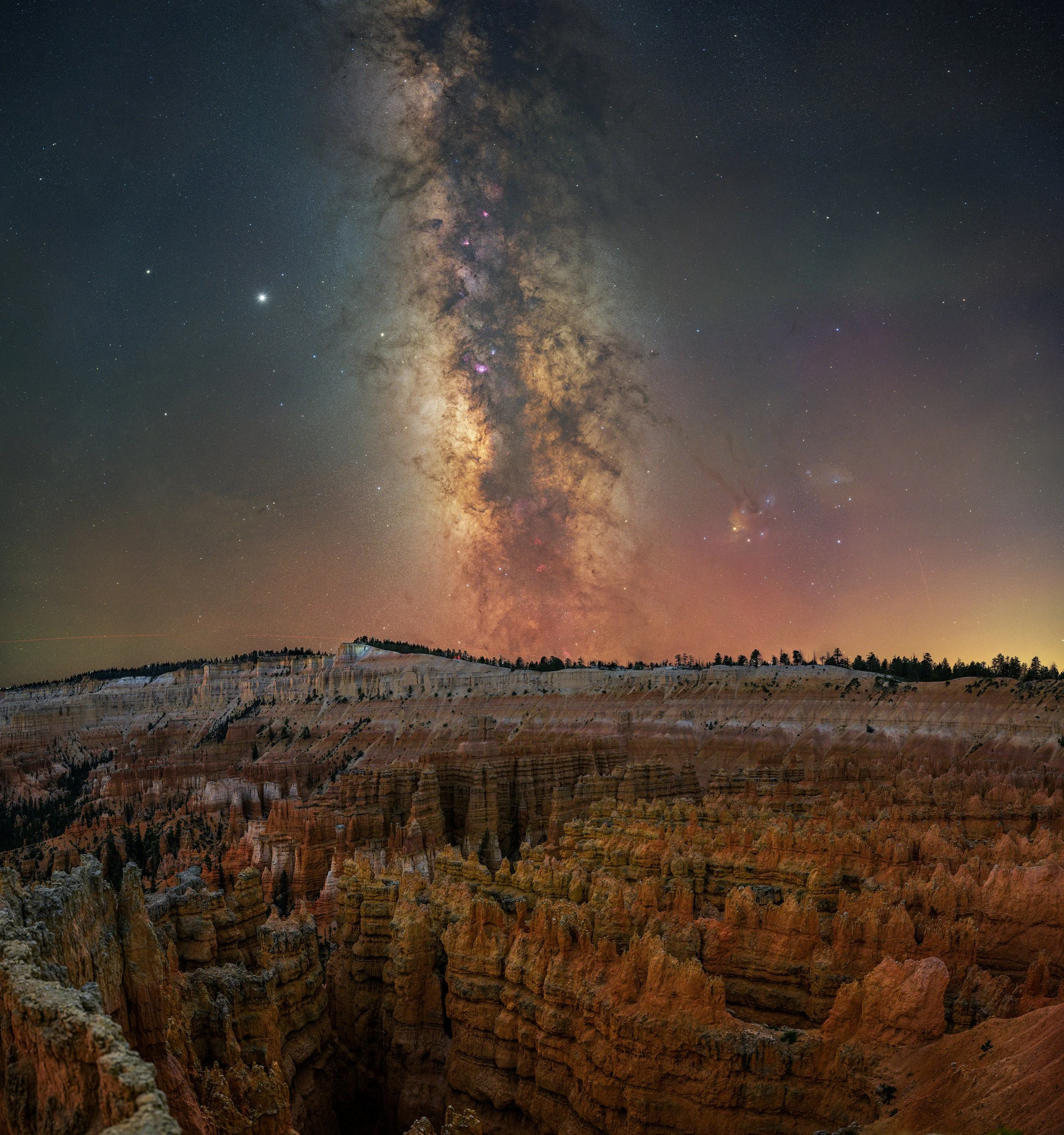 Eric: Milky Way over Bryce Canyon Pinnacles