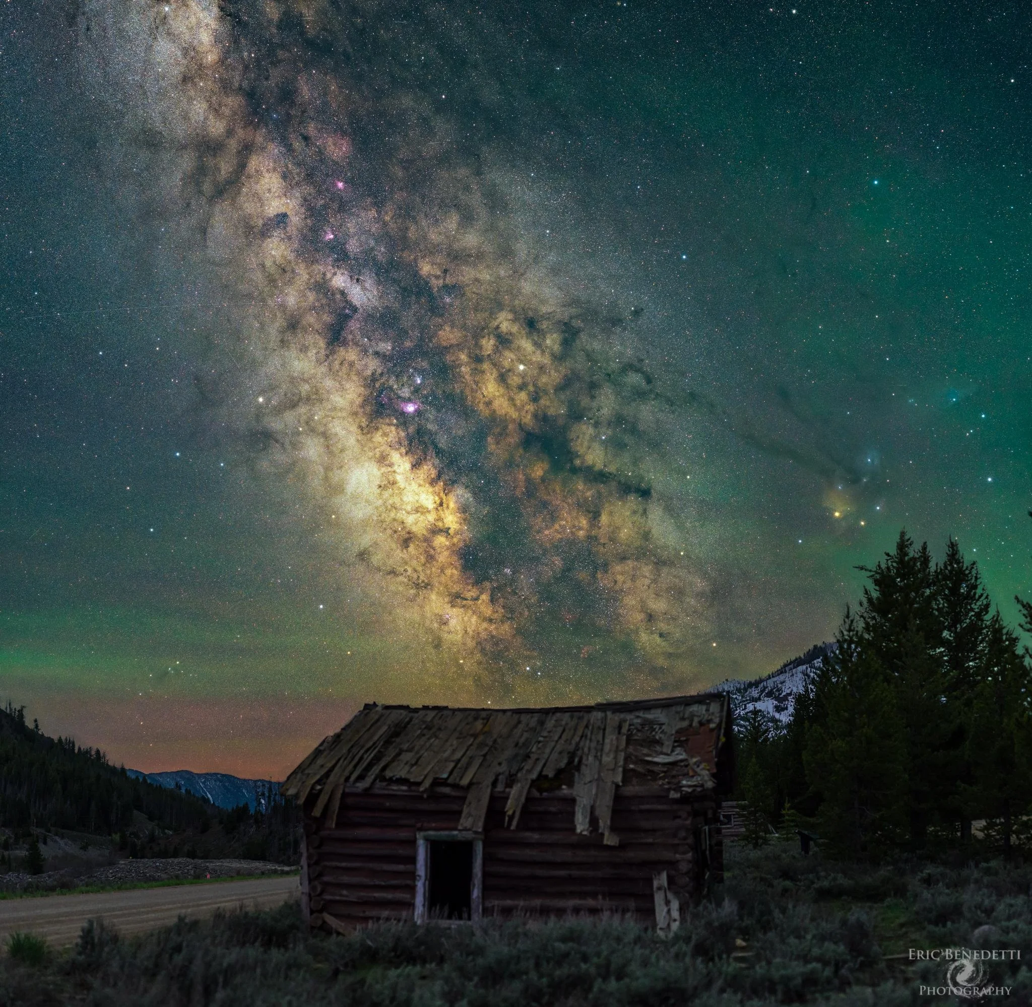 Eric: Abandoned mine cabin, Sawtooth Mountains, Idaho