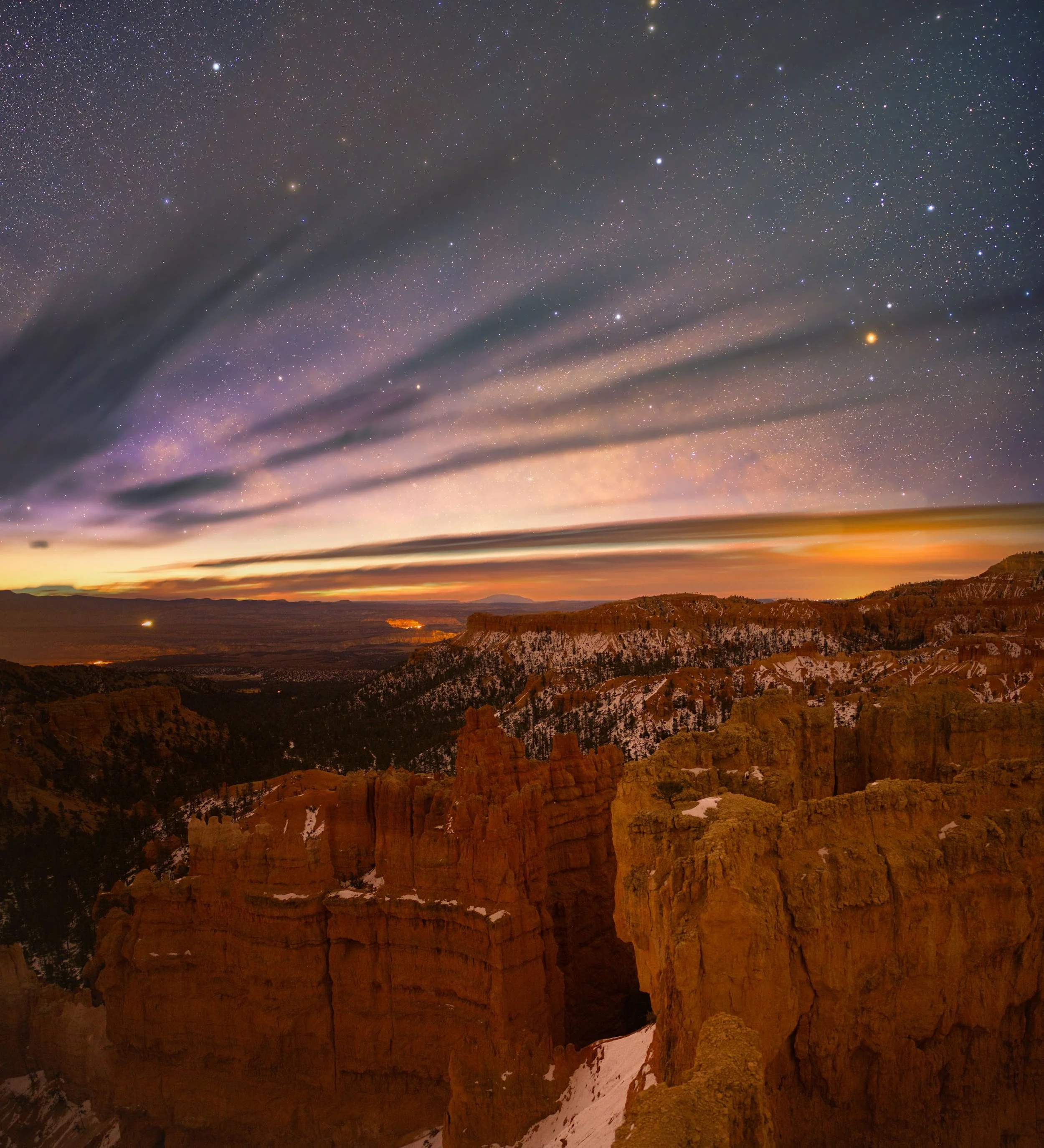 Bry: The Milky Way core visible before dawn in February