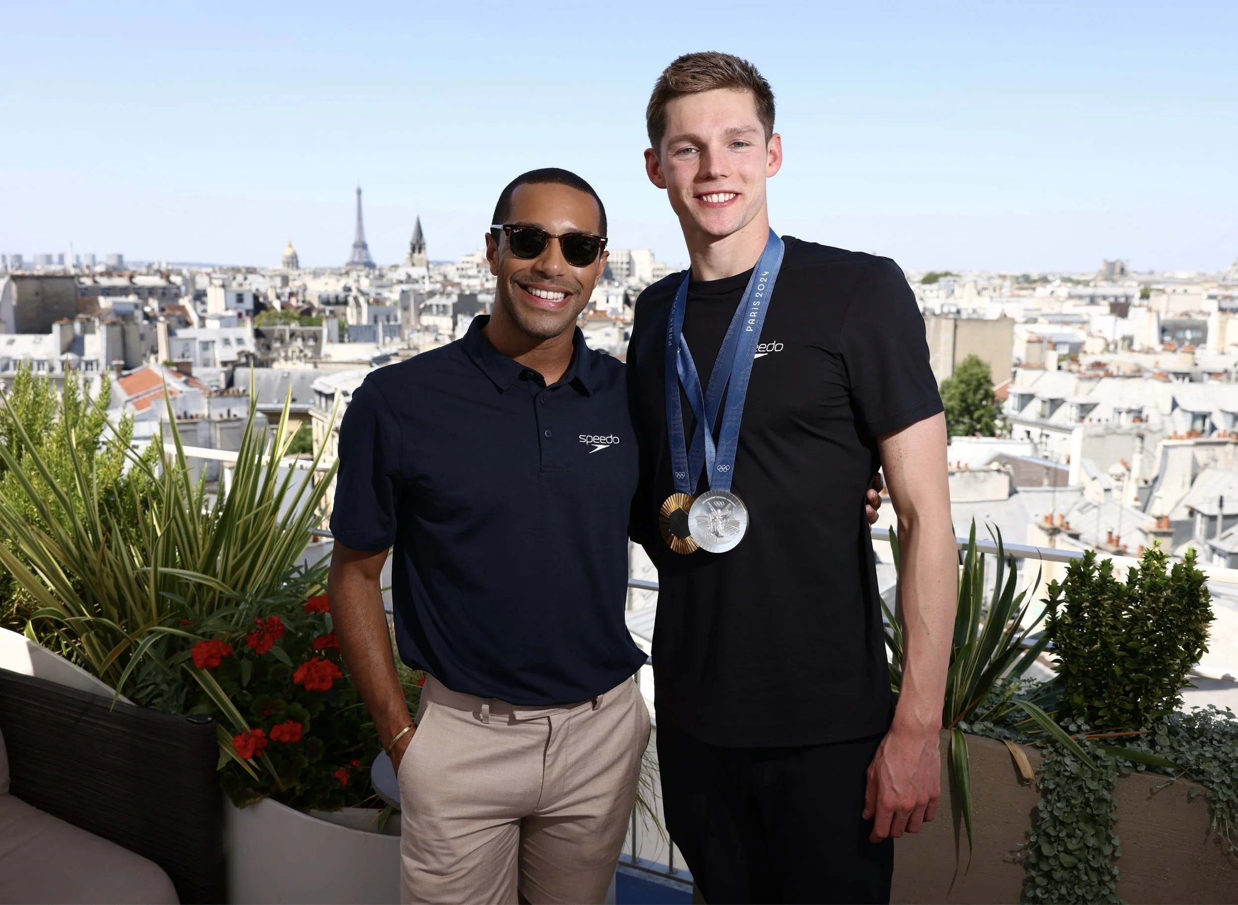Paris 2024 Olympic Games Host Michael Gunning and Medalist Duncan Scott