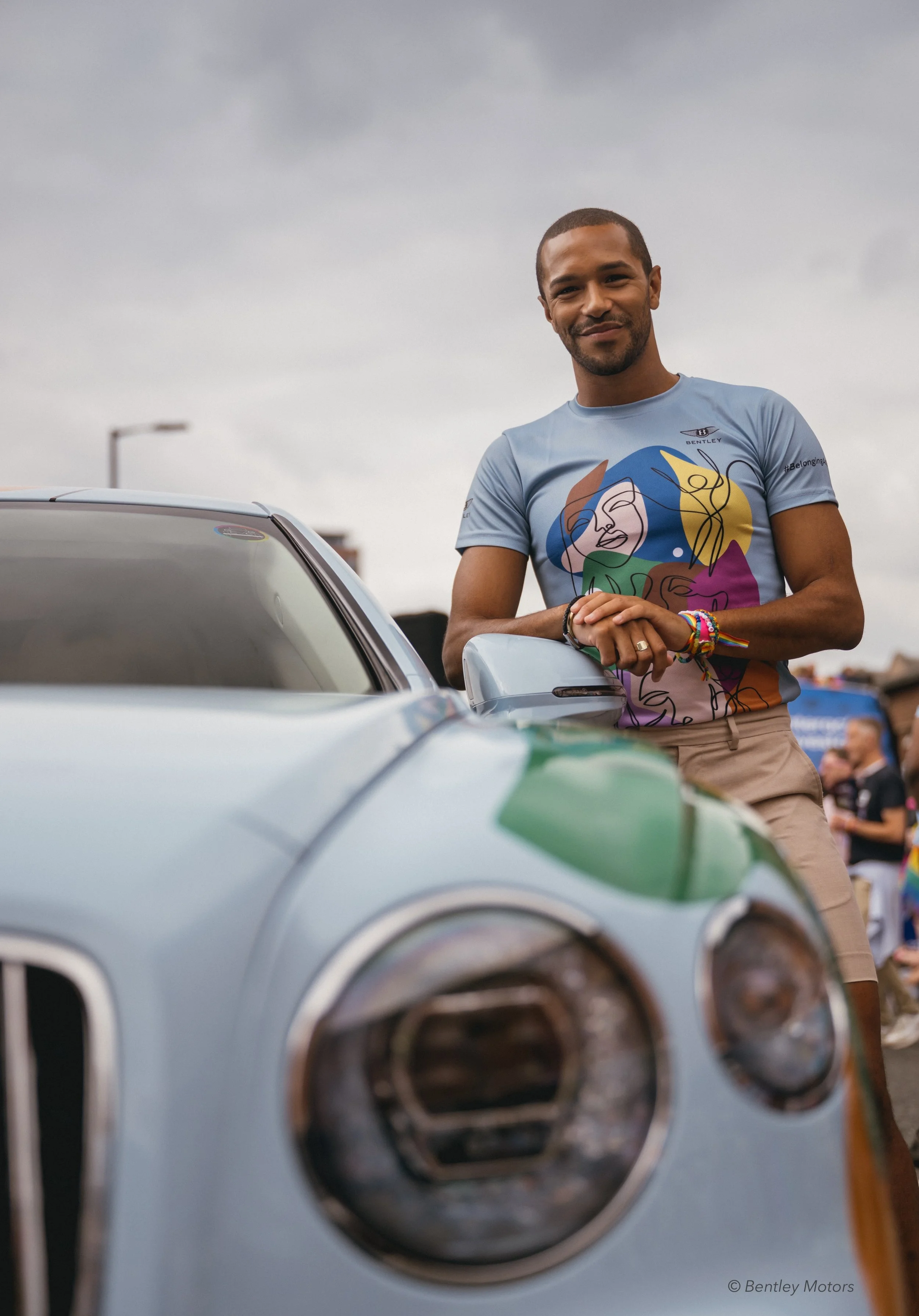 Michael Gunning partners with Bentley Motors for Pride 2025