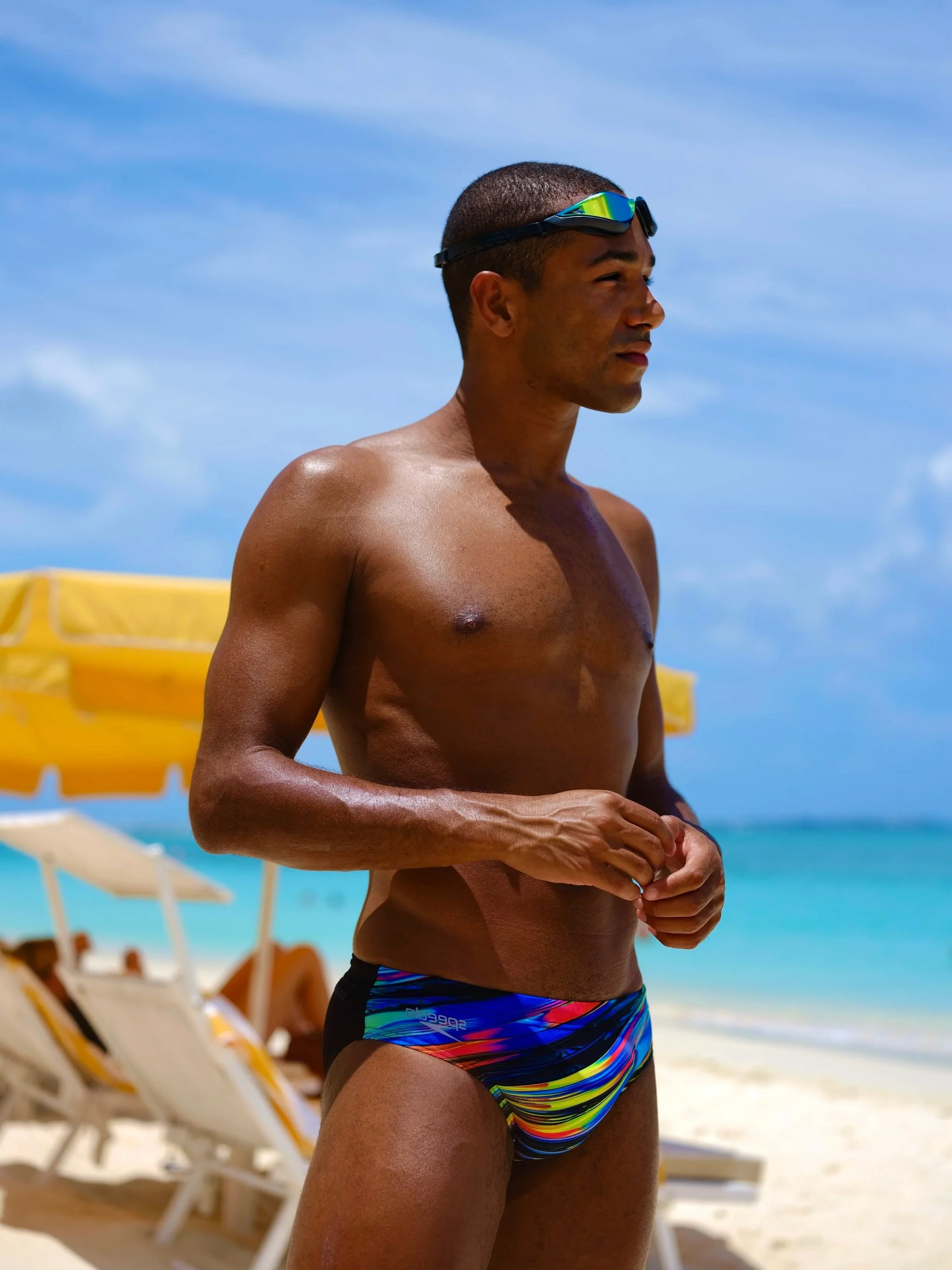 Famous Swimmers, Celebrity Swimmers. Michael Gunning.