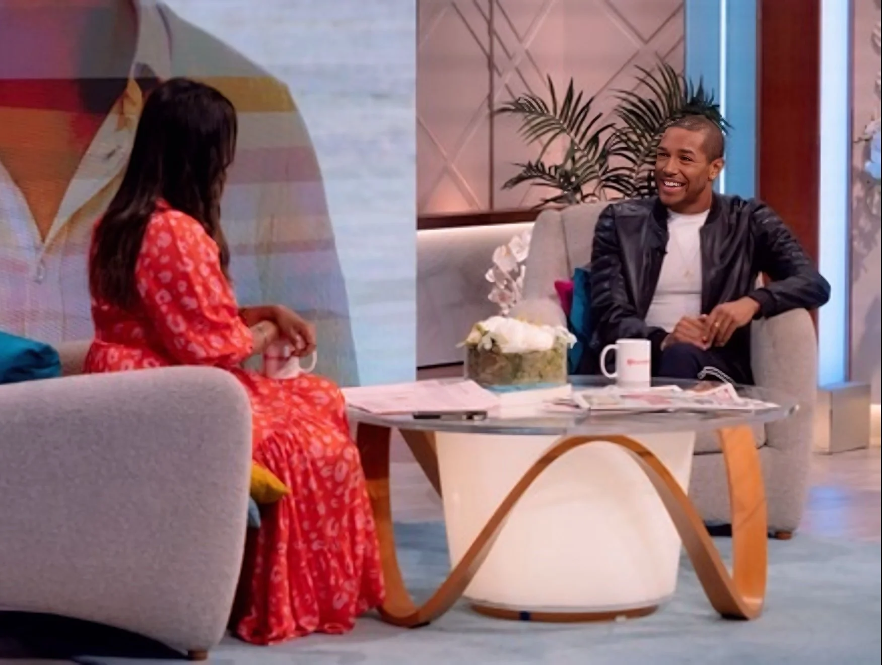 Lorraine Show on ITV / Michael Gunning Live Broadcast for PR Tom Daley Documentary