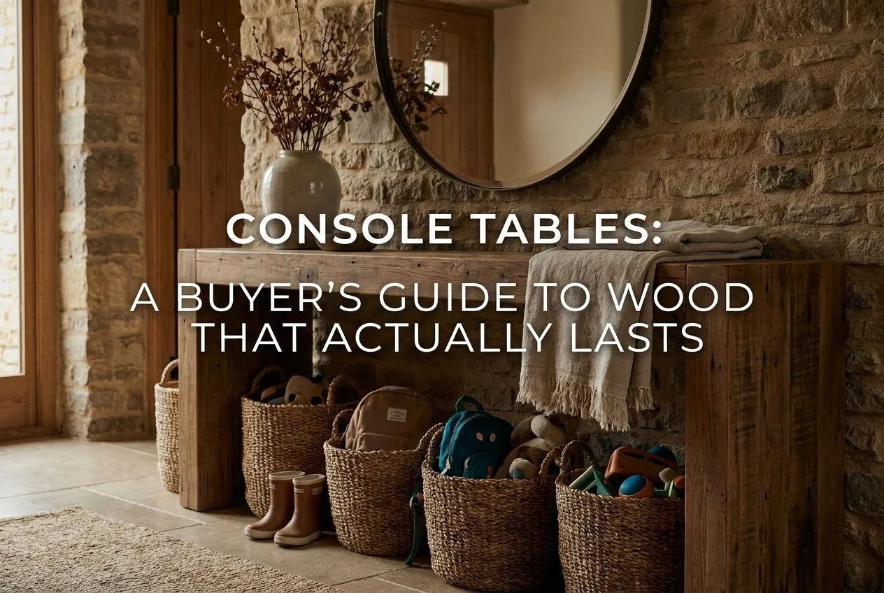 Console Tables: A Buyer's Guide to Wood That Actually Lasts
