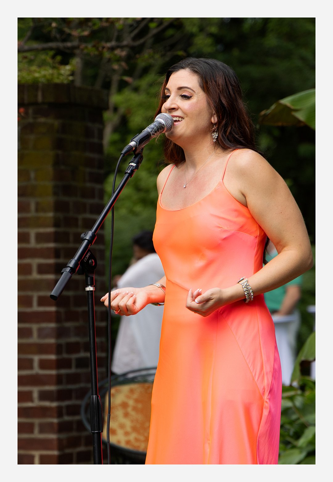 Performance at the Nutley Family Service Bureau Garden Party