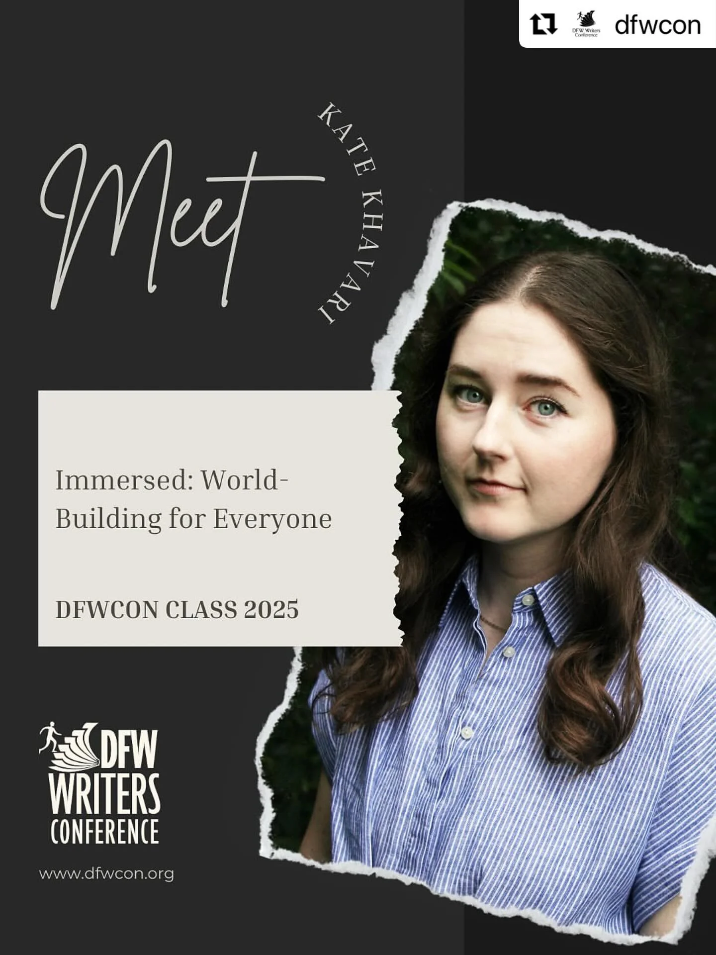 DFW Con 2025 is going to be amazing! I&rsquo;m teaching two classes and joining two panels&mdash;and pitching?? Pray for me, y&rsquo;all. 

World-building is one of my greatest passions and I can&rsquo;t wait to share all the ways writers can build t