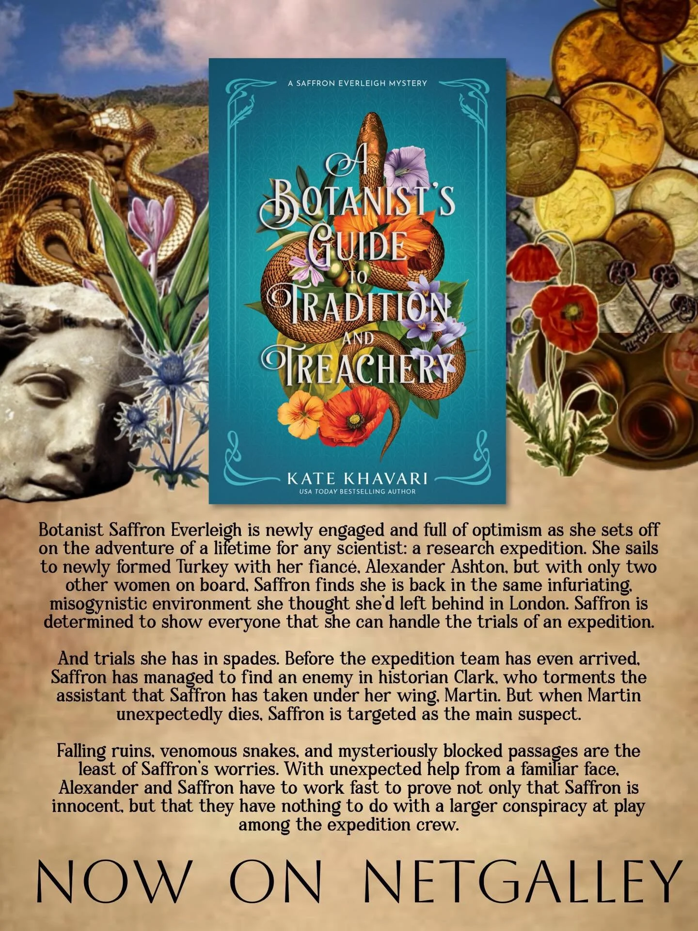 👀 Now on NetGalley 👀

A Botanist&rsquo;s Guide to Tradition and Treachery is up on NetGalley now! This is your chance to read the book before it&rsquo;s June 9th release date, so head over to the 🔗 in my bio to request it!

(Please note that I hav