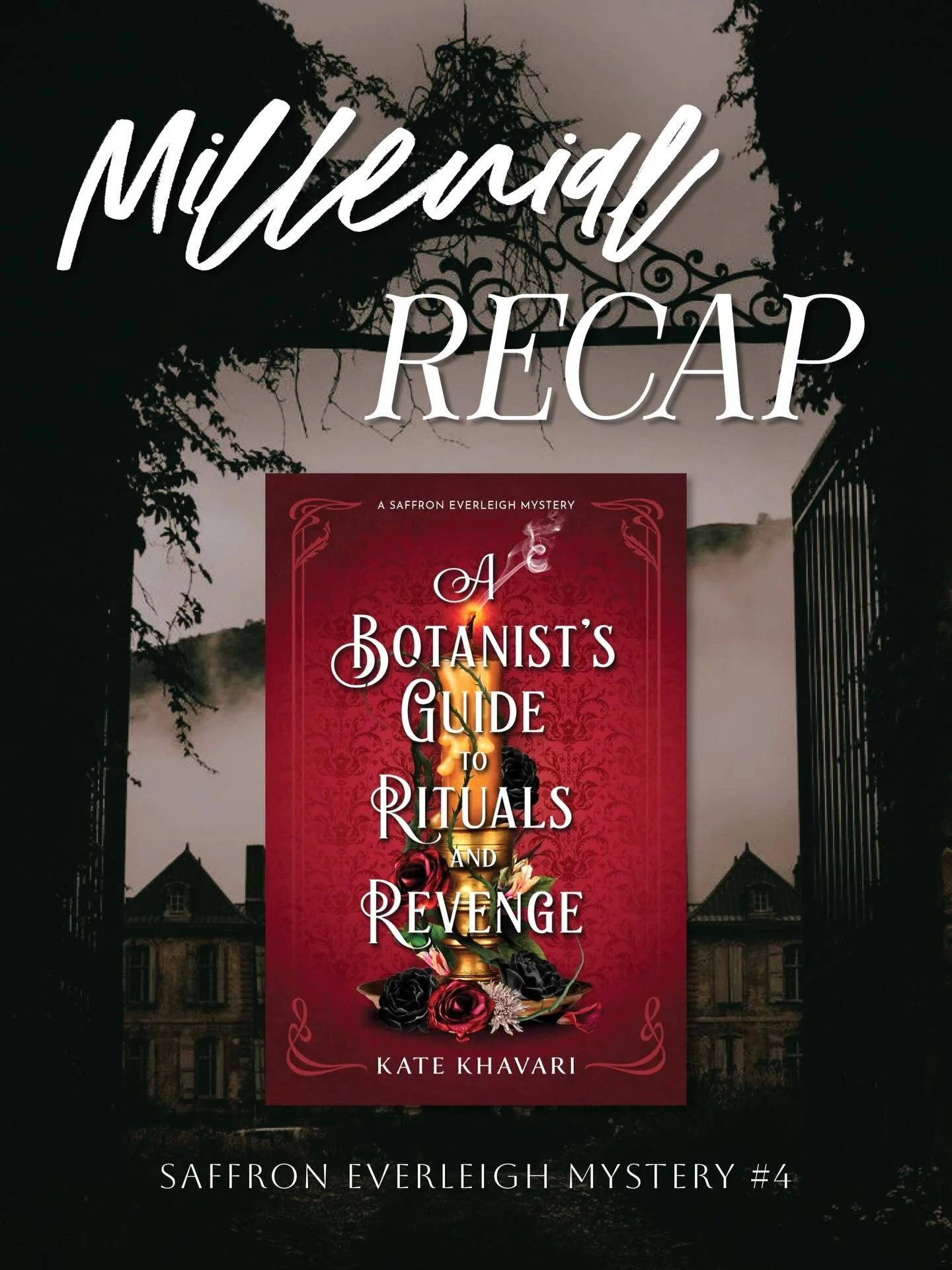 Someone spent a little too much time on Canva today and now you get to enjoy a very millennial recap of A Botanist&rsquo;s Guide to Rituals and Revenge. Perfect for if you need to remember what happens before Book 5 come out in just over a month.

Be