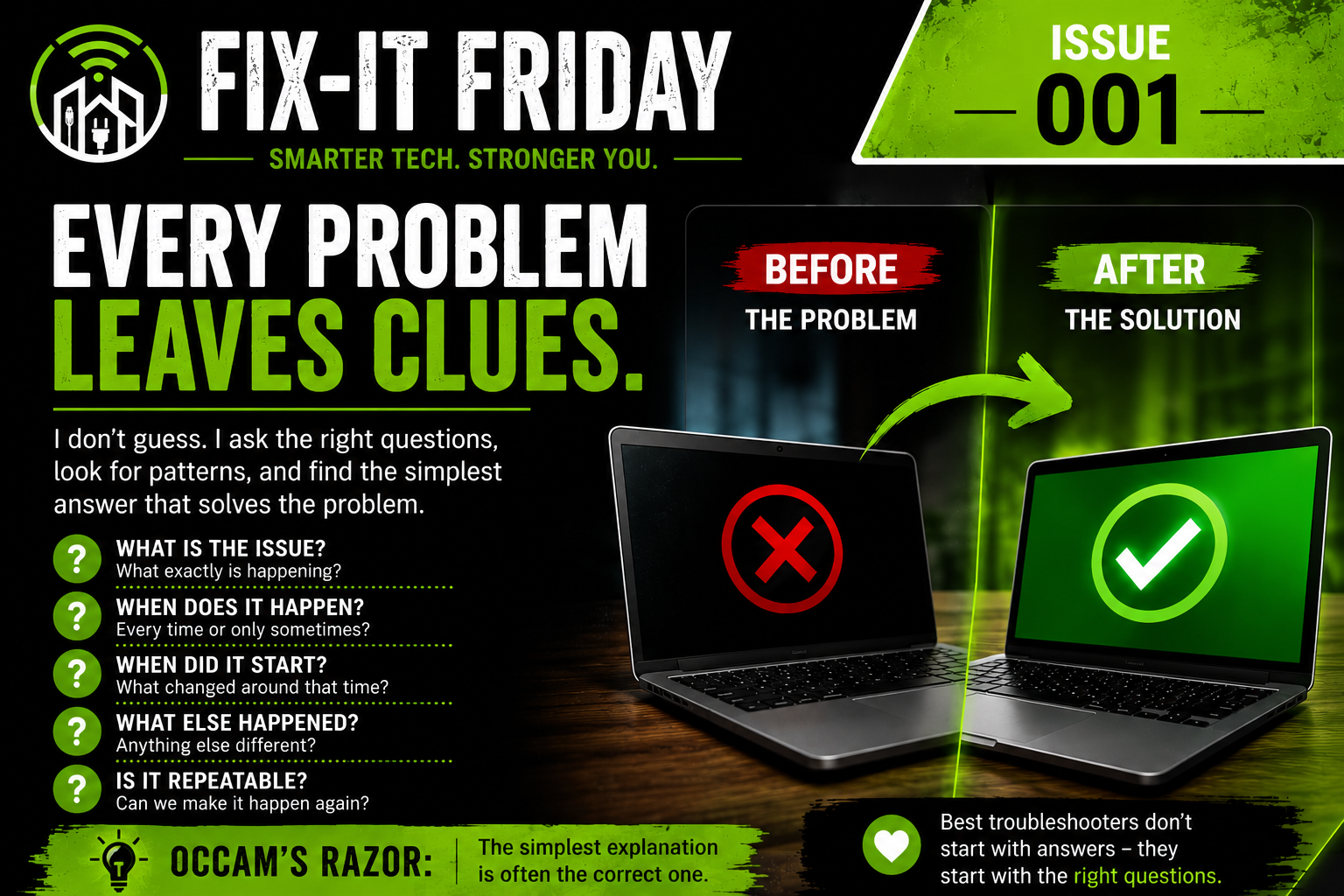 Every Problem Leaves Clues: How I Troubleshoot Technology Issues