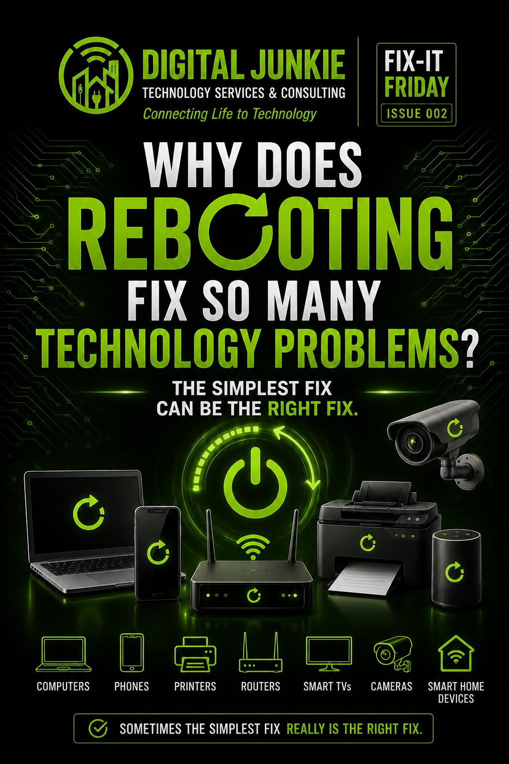 Why Does Rebooting Fix So Many Technology Problems?