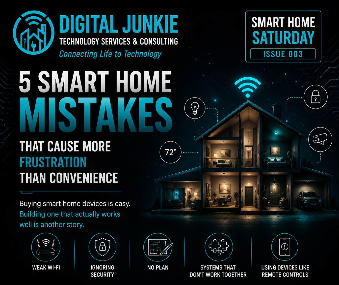 5 Common Smart Home Mistakes That Cause More Frustration Than Convenience