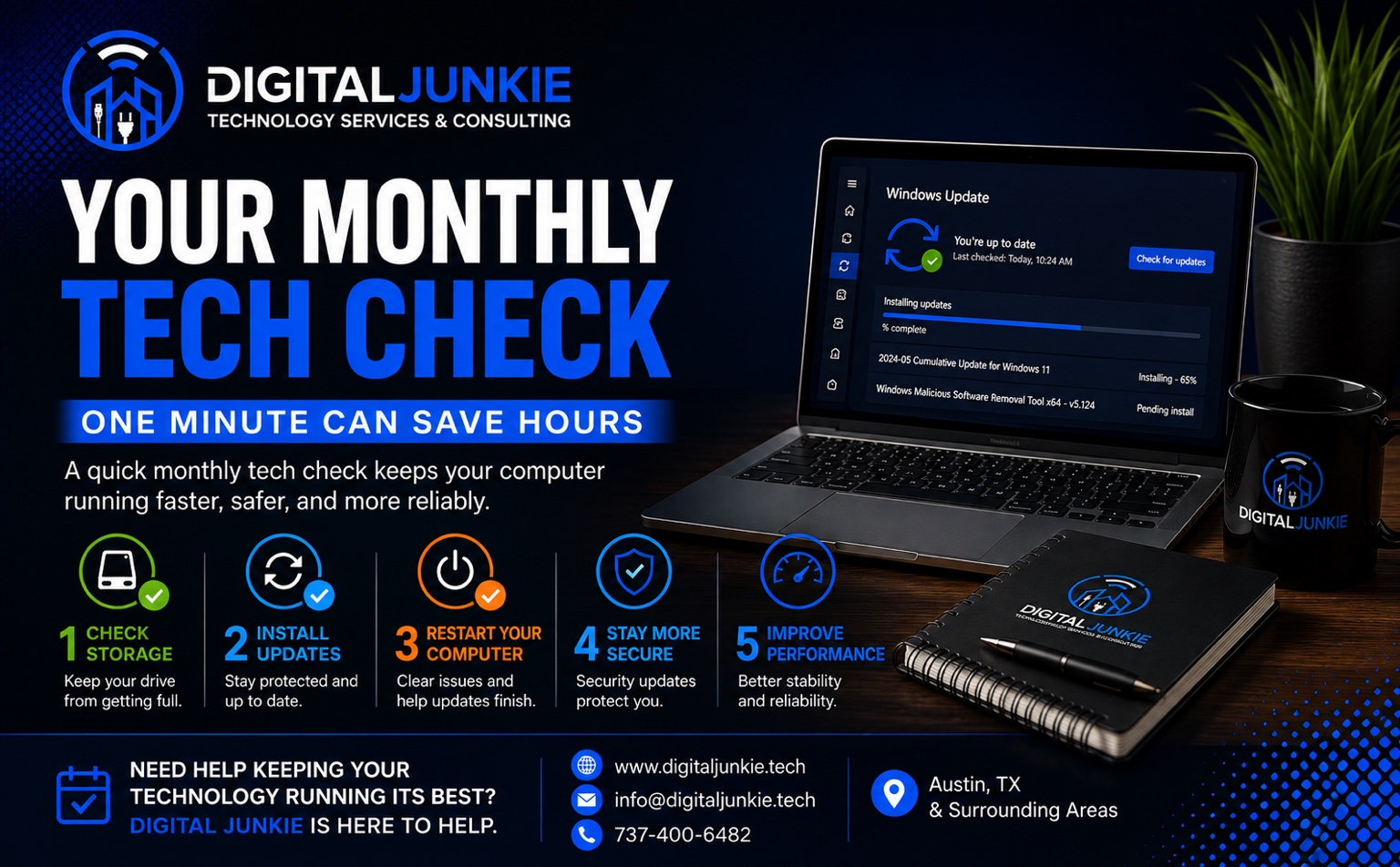 The 60-Second Monthly Tech Check Everyone Should Do