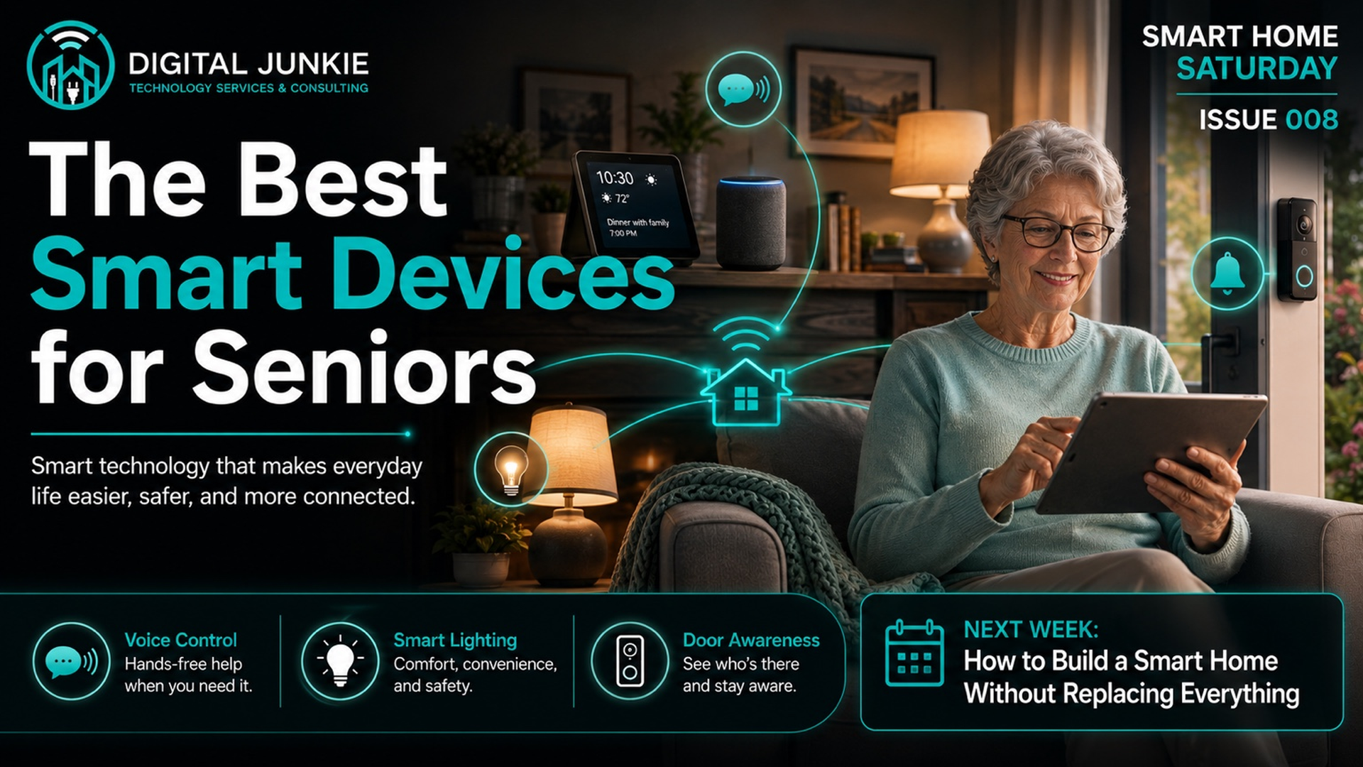Smart Home Saturday 008: The Best Smart Devices for Seniors