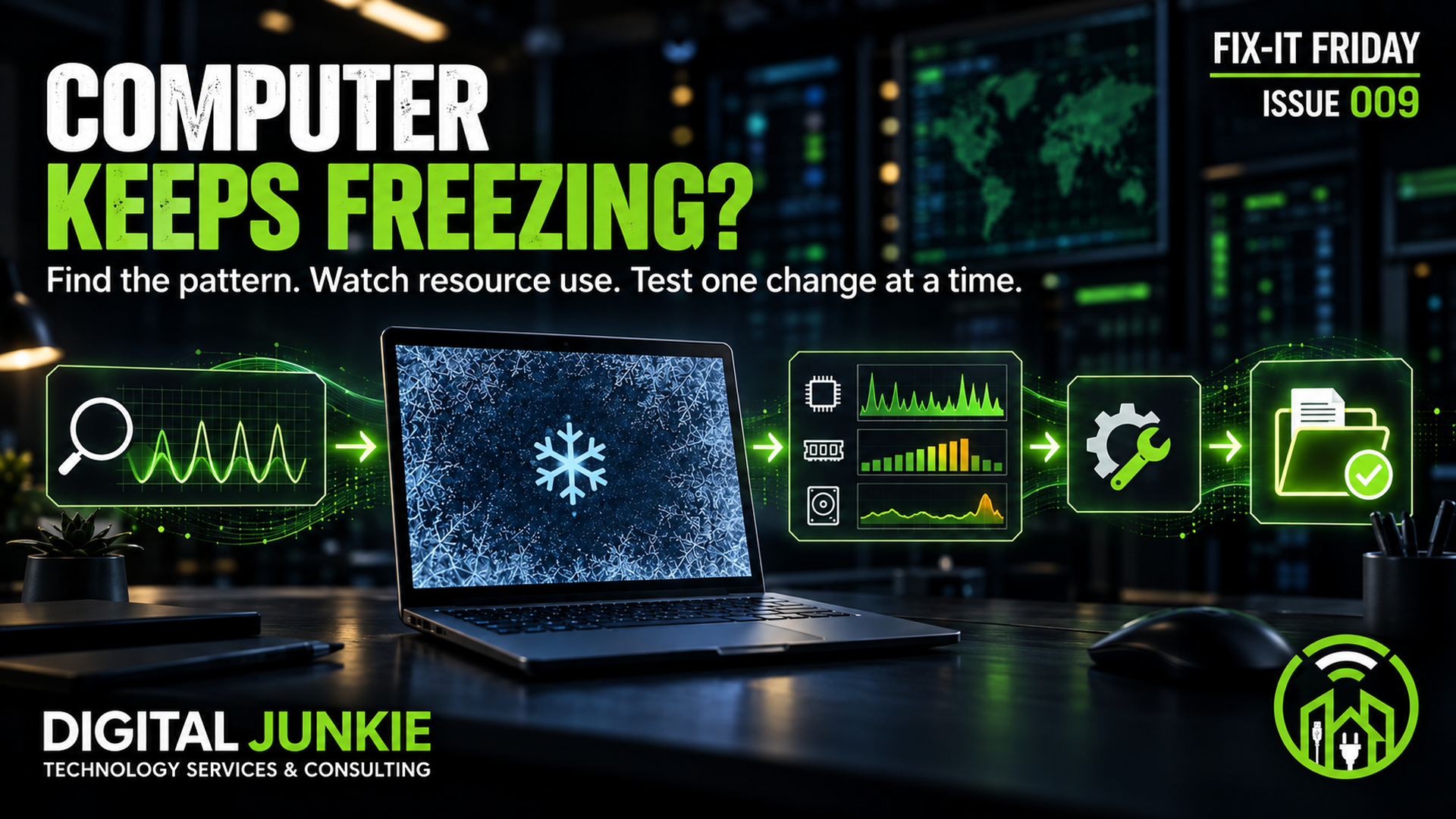 Fix-It Friday 009: Computer Keeps Freezing? Here’s How to Find the Cause
