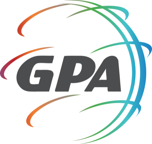 Logo of the Global Athlete Anti-Doping Agency (GAAD) with stylized text and colorful graphics.