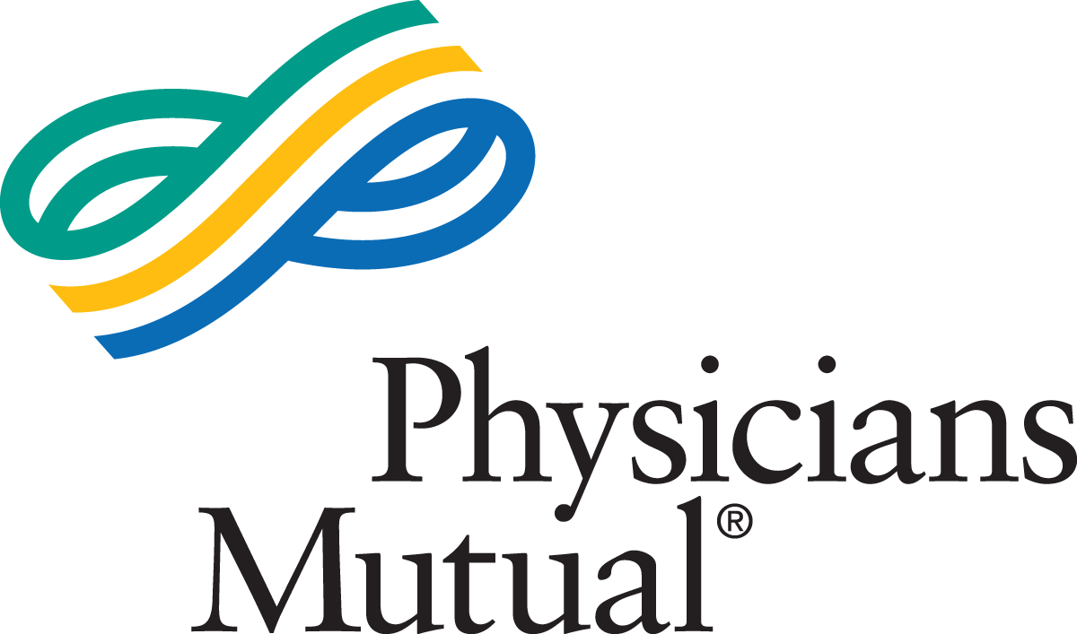 Logo of Physicians Mutual Insurance Company with a stylized, colorful abstract design above the company name.