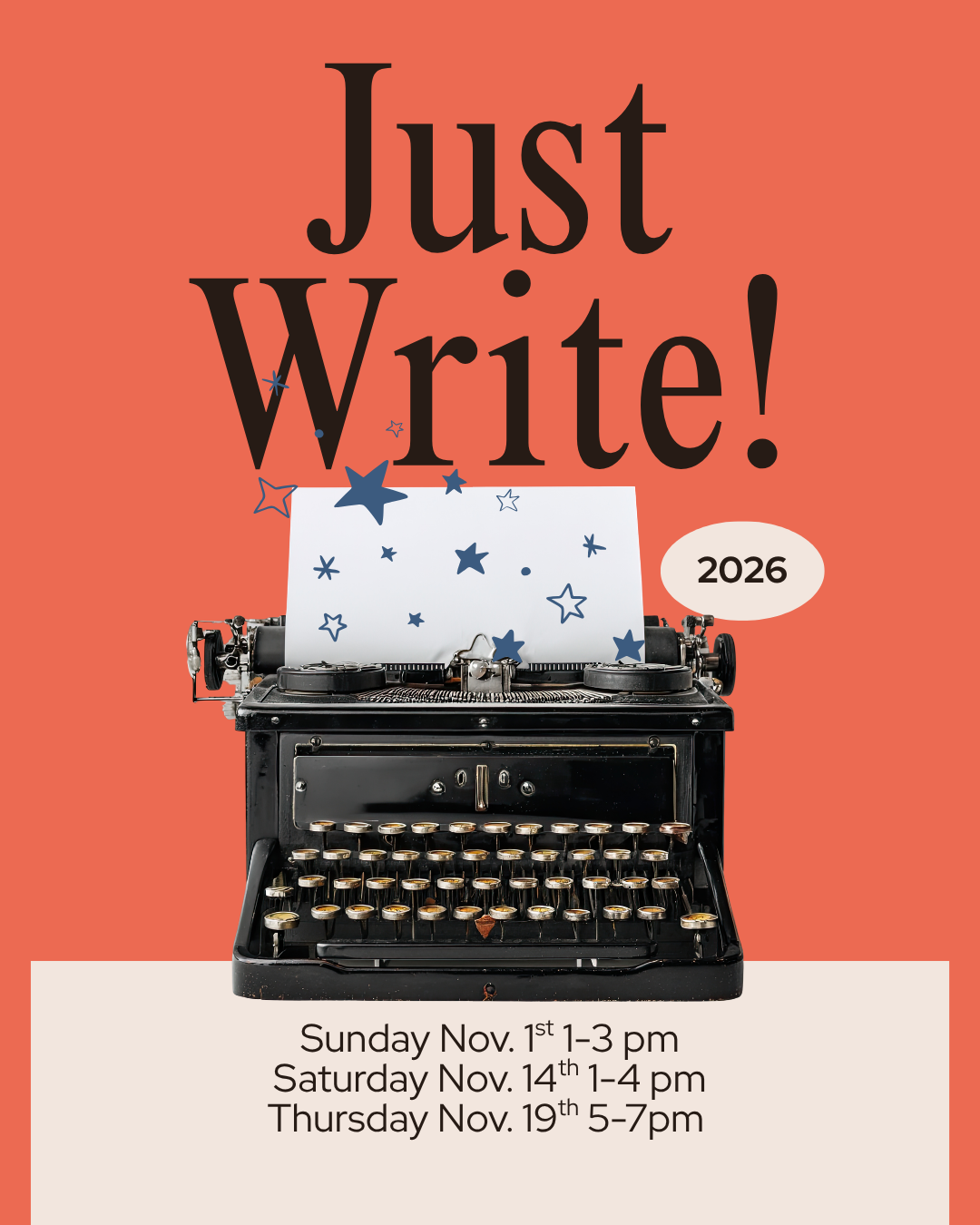Write November Drop in