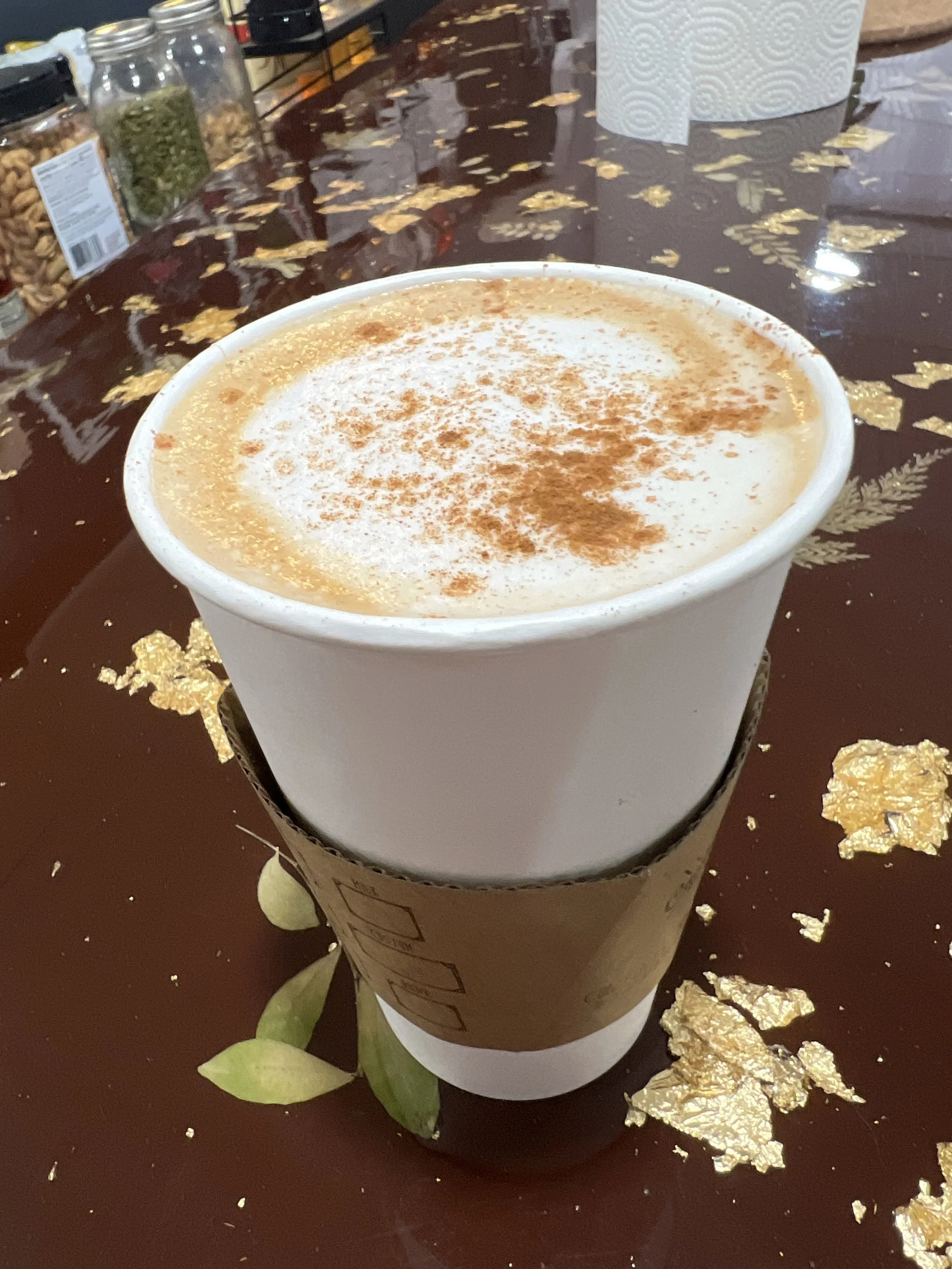 A hug in a cup is a perfect description of the Cozy Cabin special!