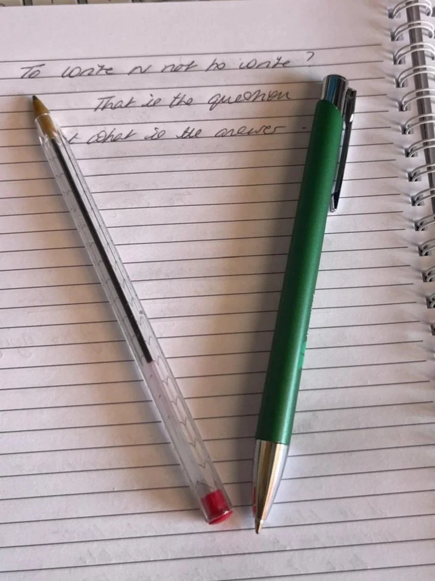 To write or not to write?