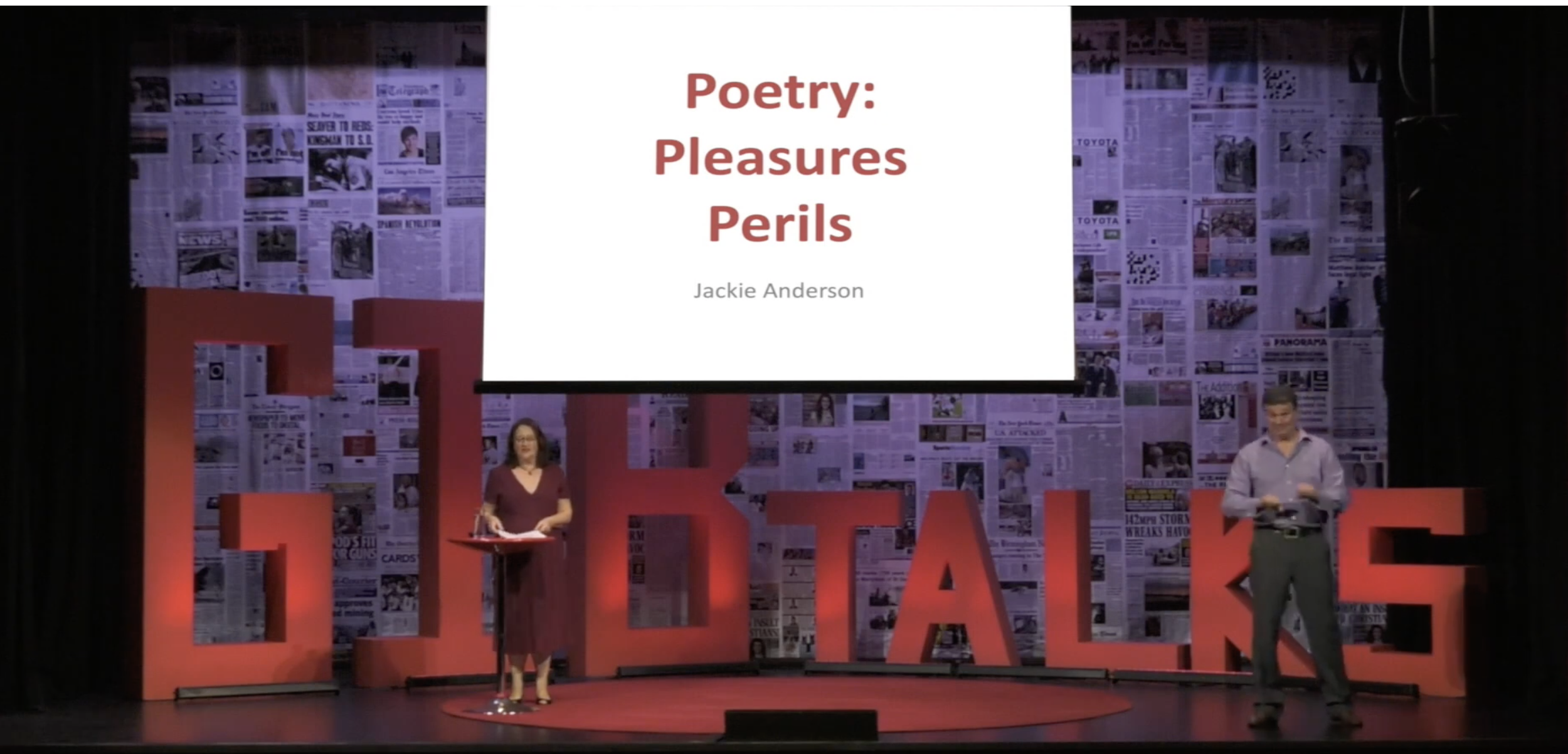 The Pleasures and Perils of Poetry at GibTalks 2020