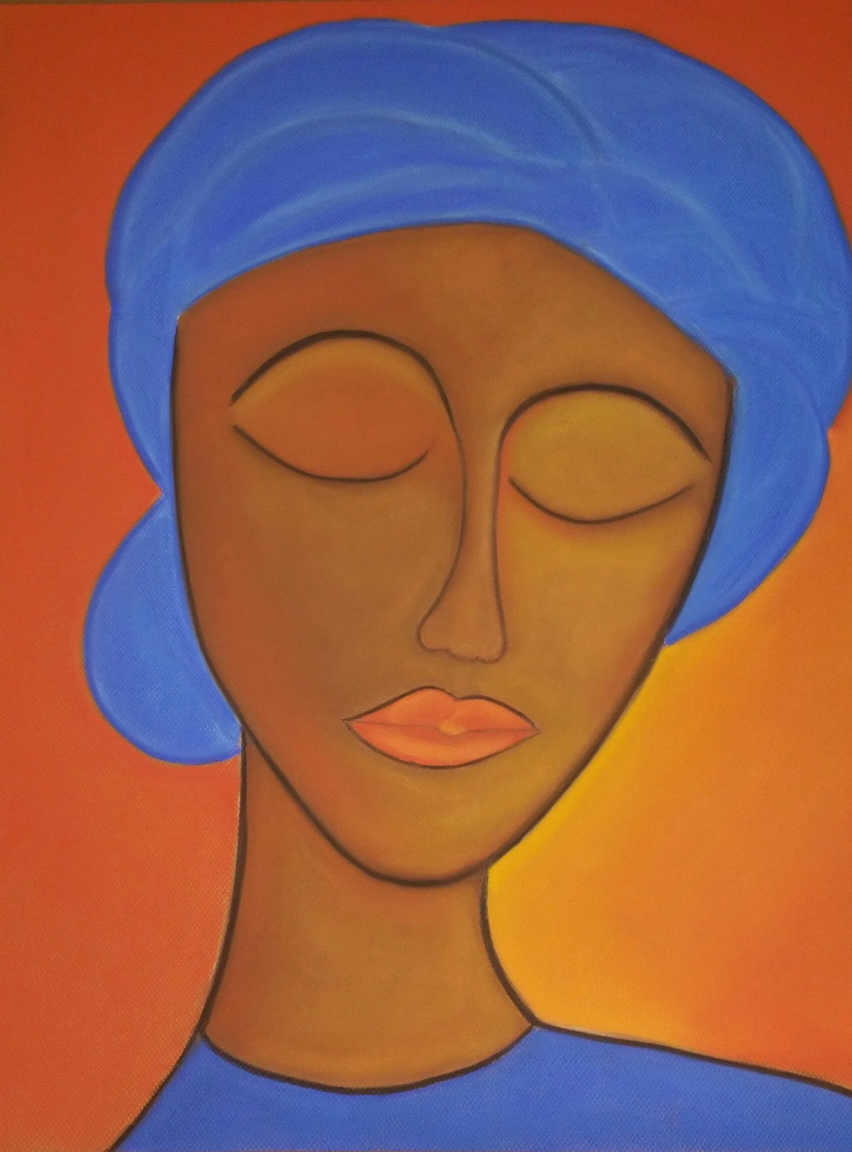 Saint Helena_s Sunset. Pastel on Paper.jpg
