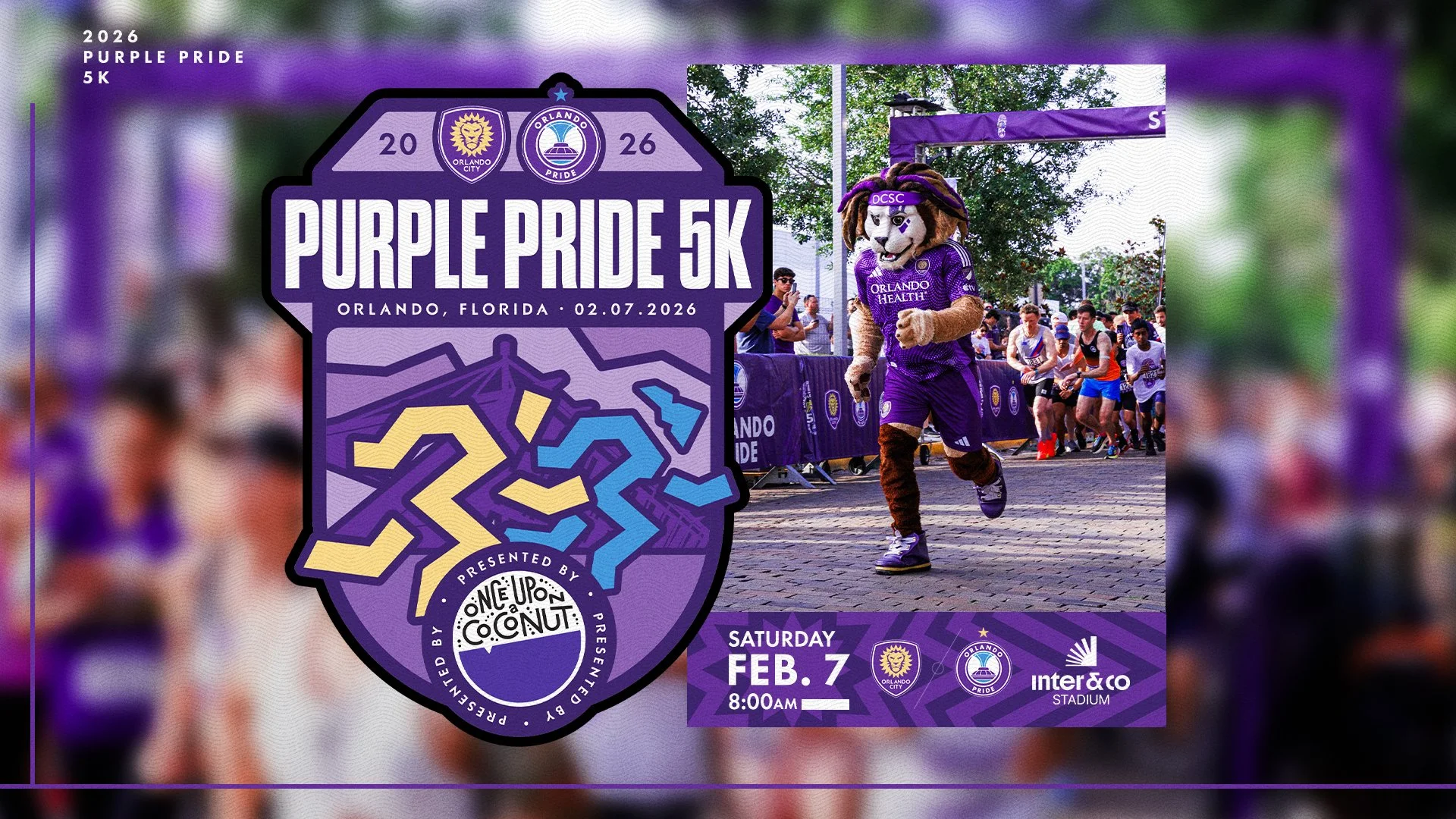 Purple Pride 5K, presented by Once Upon A Coconut