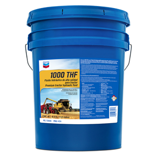 Chevron 1000 THF Tractor Hydraulic Fluid - 5 gallon pail