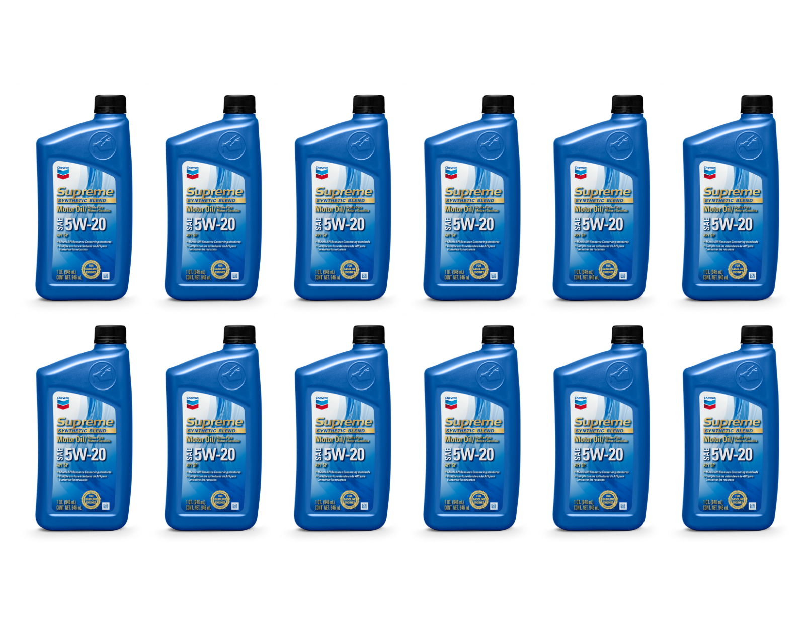 Chevron® Supreme™ Synthetic Blend 5W-20 Motor Oil