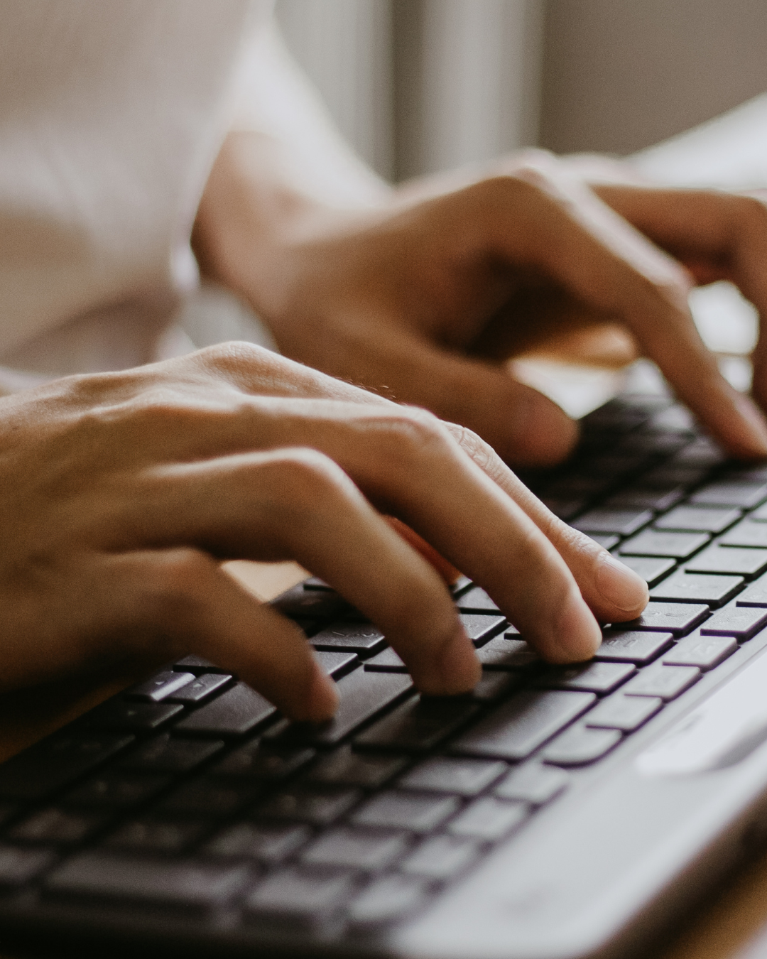 Typing on Keyboard
