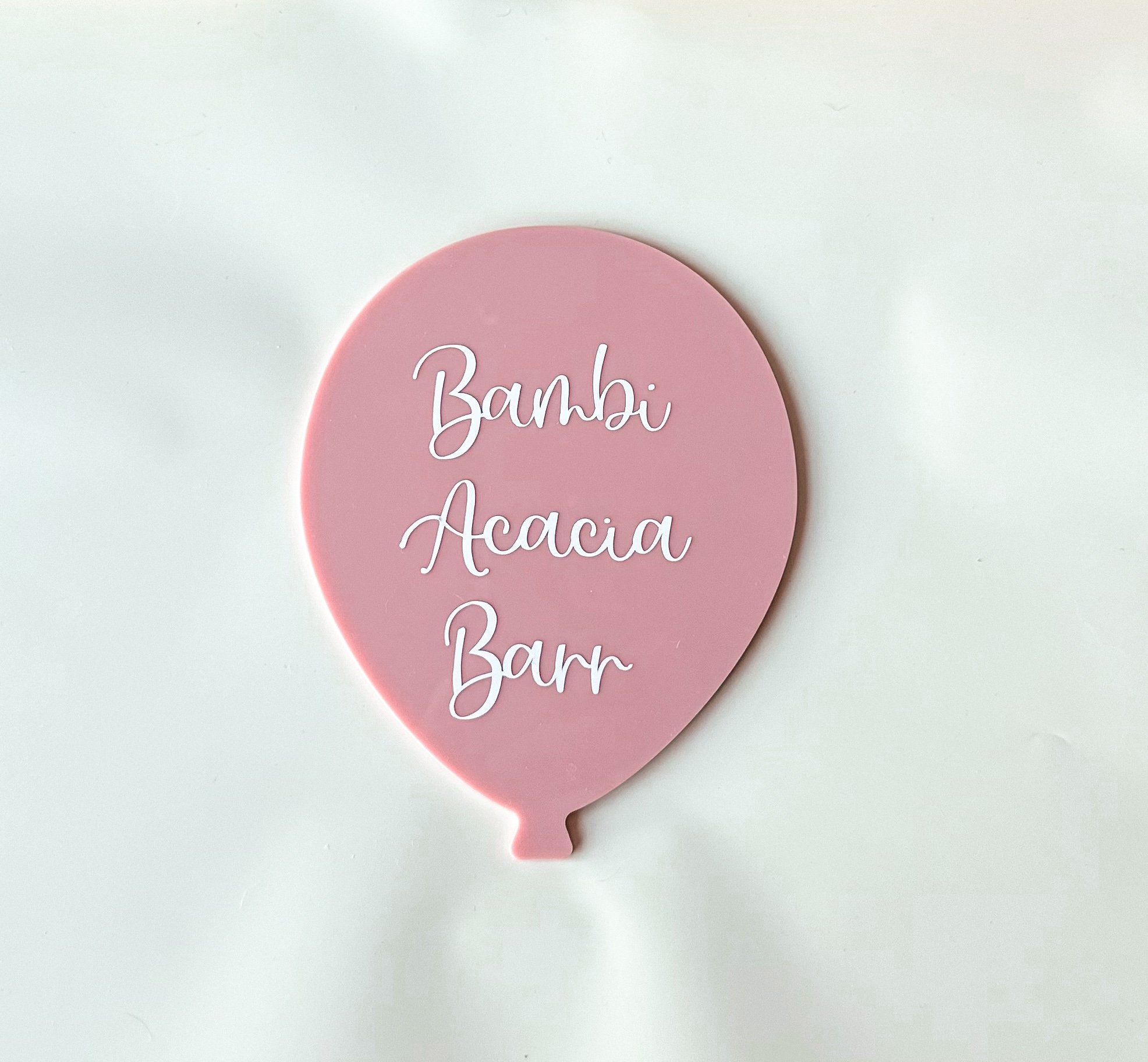 Freya's Balloon Plaque