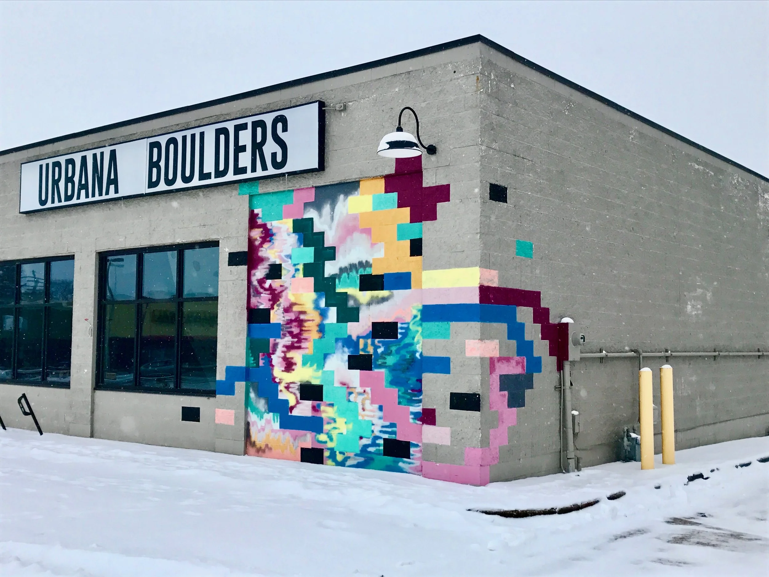 Urbana Boulders Mural 2018