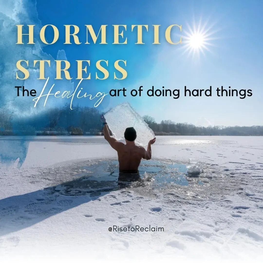 Save this for your 2024 goals cheat sheet! 
AND add Hormetic Stress to your vocabulary this year! 
You won't find anything but high vibes from anyone who has tried and applied any of these intermittent stress/resilience techniques. It doesn't matter 