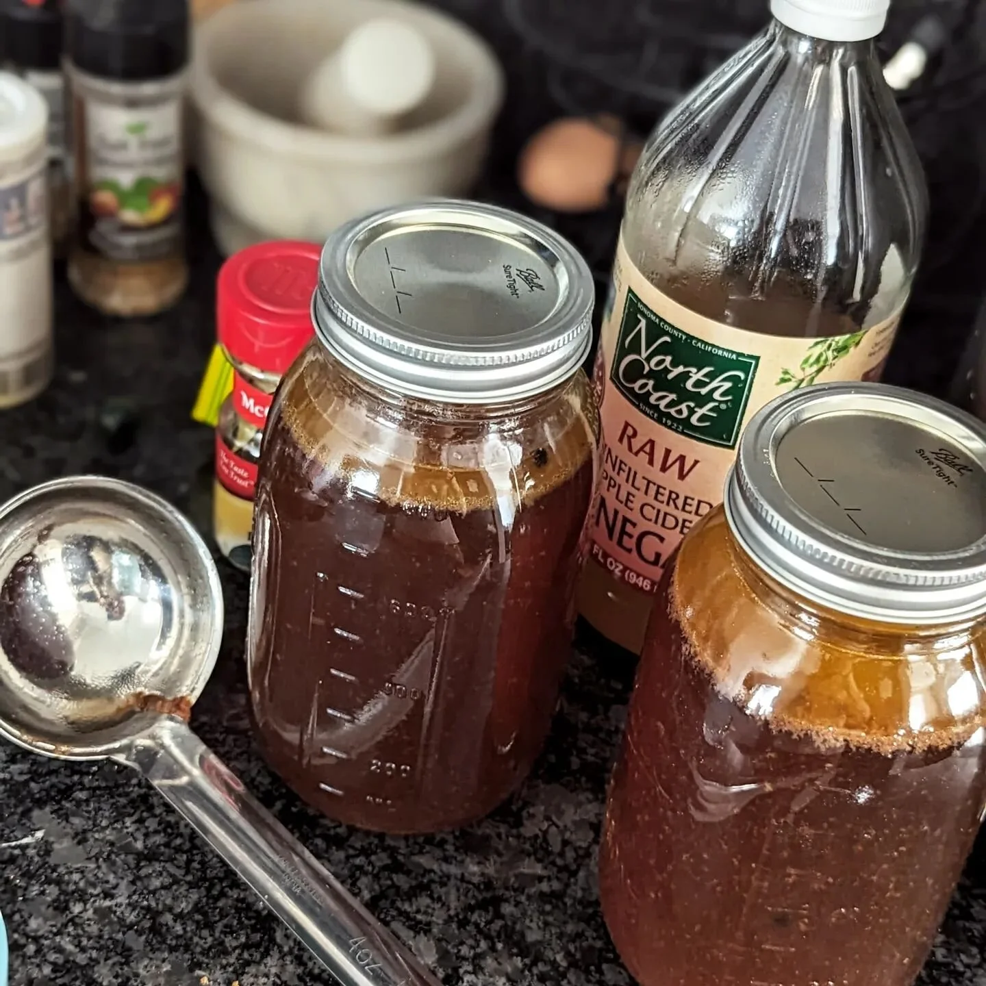 &gt;&gt;Swipe to learn!  Normalize preparing healing foods. My countertop is alive this time of year with all kinds of seasonal elixers, but bone broth is the champion of the winter time healing motivators! Check out how incredibly healthy it is for 