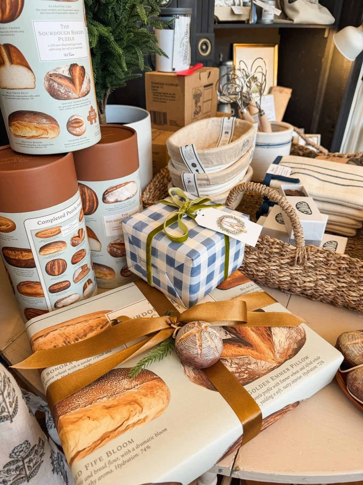 New at the shop: our thoughtfully curated (and very cute) sourdough section! 🍞 🥖 🥯