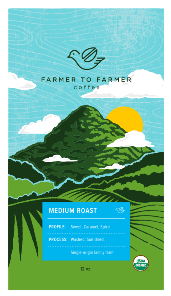 Subscription - Farmer To Farmer - Medium Roast -12 Ounce