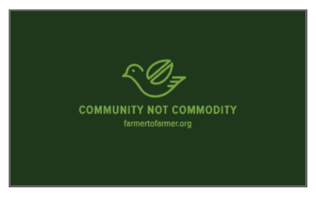 commodity not community