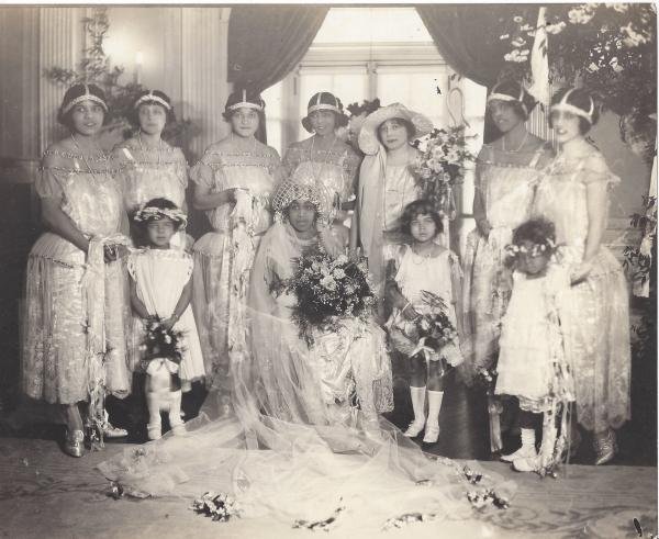 Mae Walker Wedding. November 1923