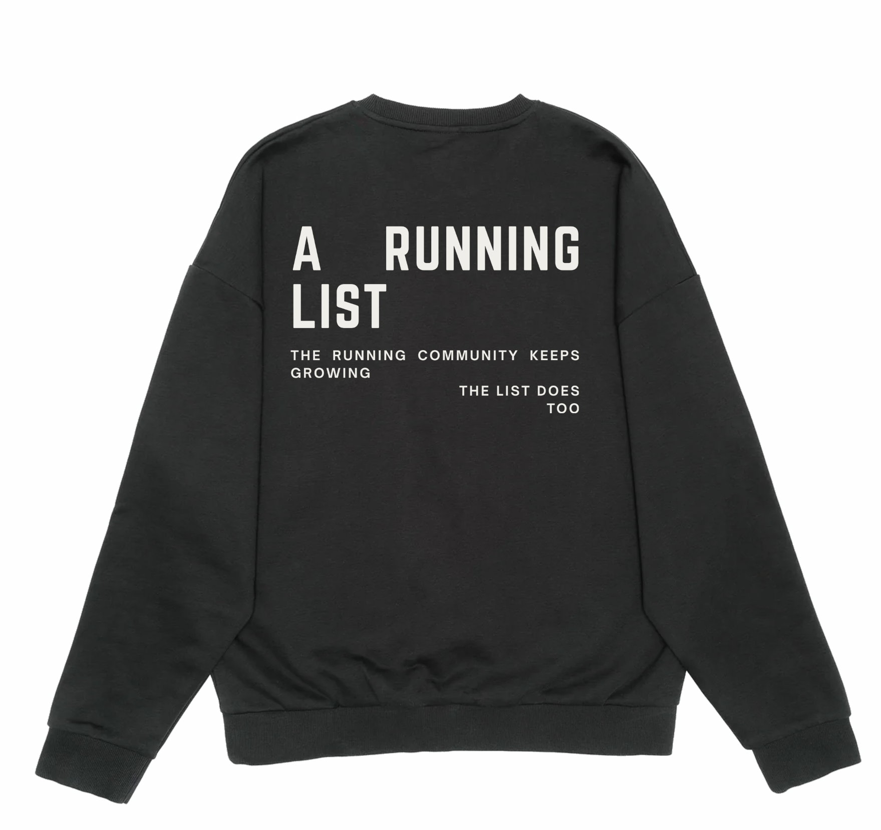 Heavyweight Off Black Crewneck Sweater