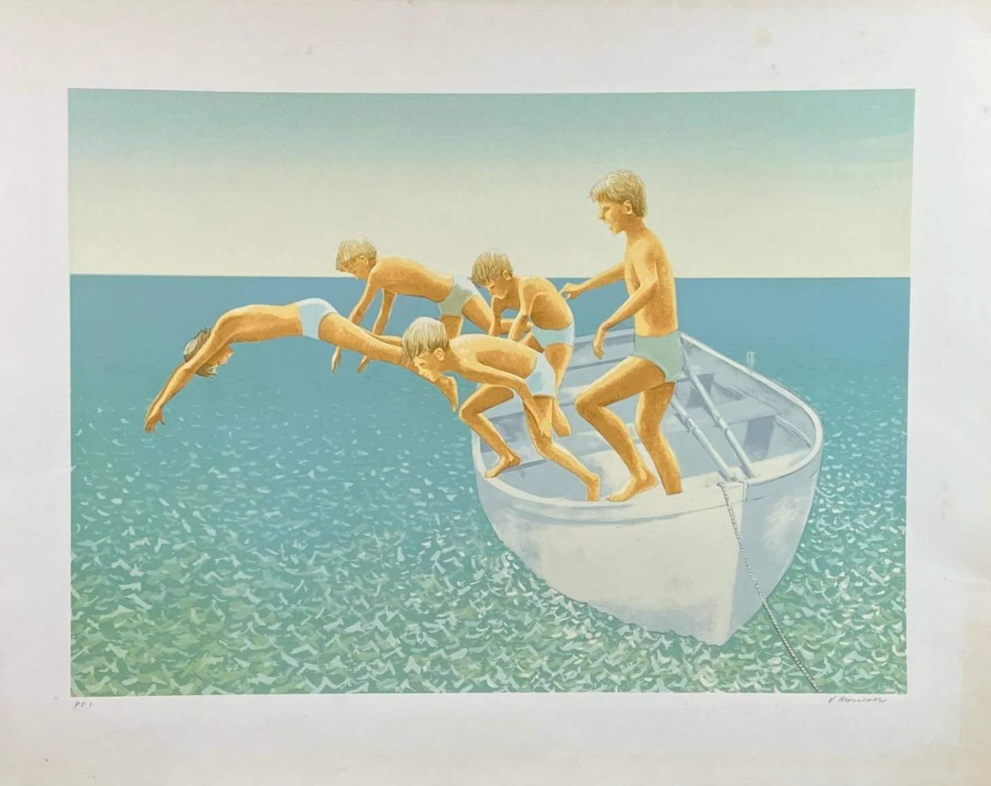 Valerie Brouwer 1930-2021
29&rdquo; x 22&rdquo;
Silkscreen, Printers Proof
Ed Varney collection

Ed doesn&rsquo;t remember where he came across this, he didn&rsquo;t know Valerie. This was taken from her obituary:

&lsquo;Valerie knew how to paint th