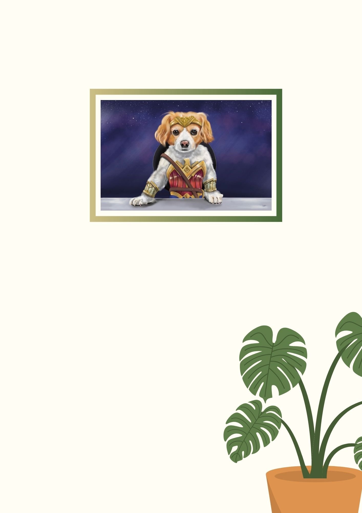 Wonder Woman Dog 11x17 Poster Your Site Title wonder-woman-dog-11x17-poster-your-site-title