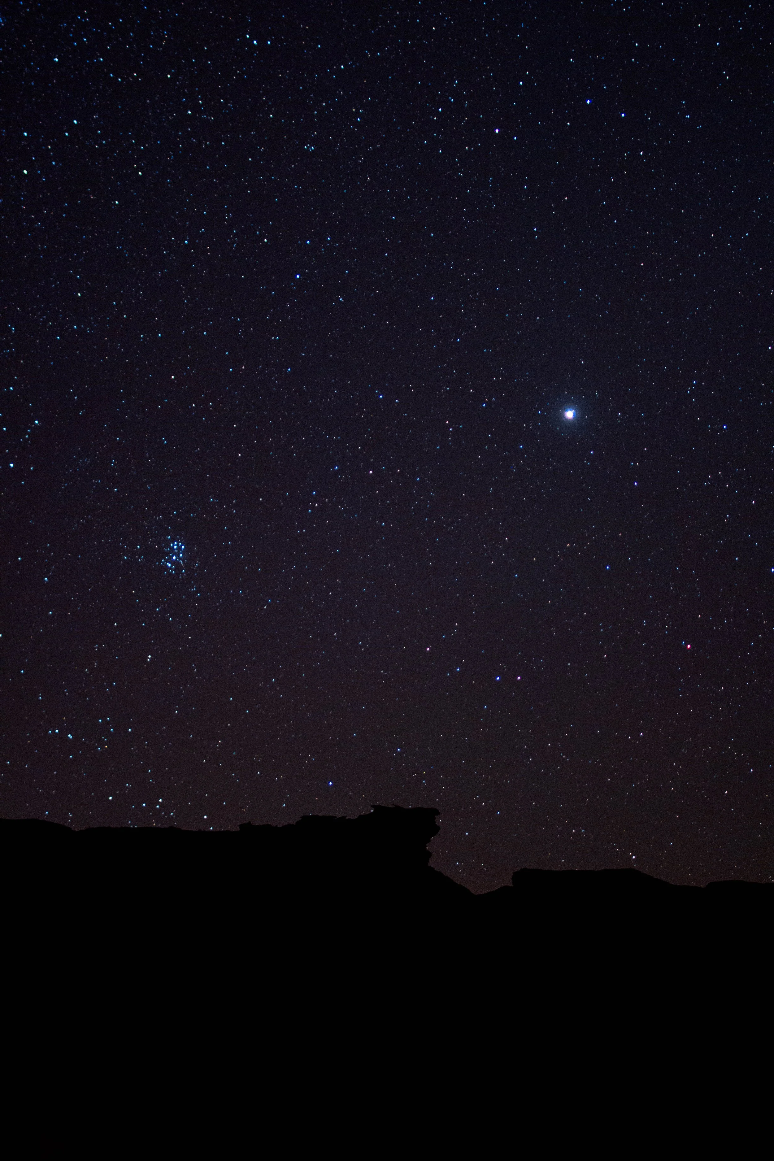 Jupiter and the Pleiades / Canyonlands NP