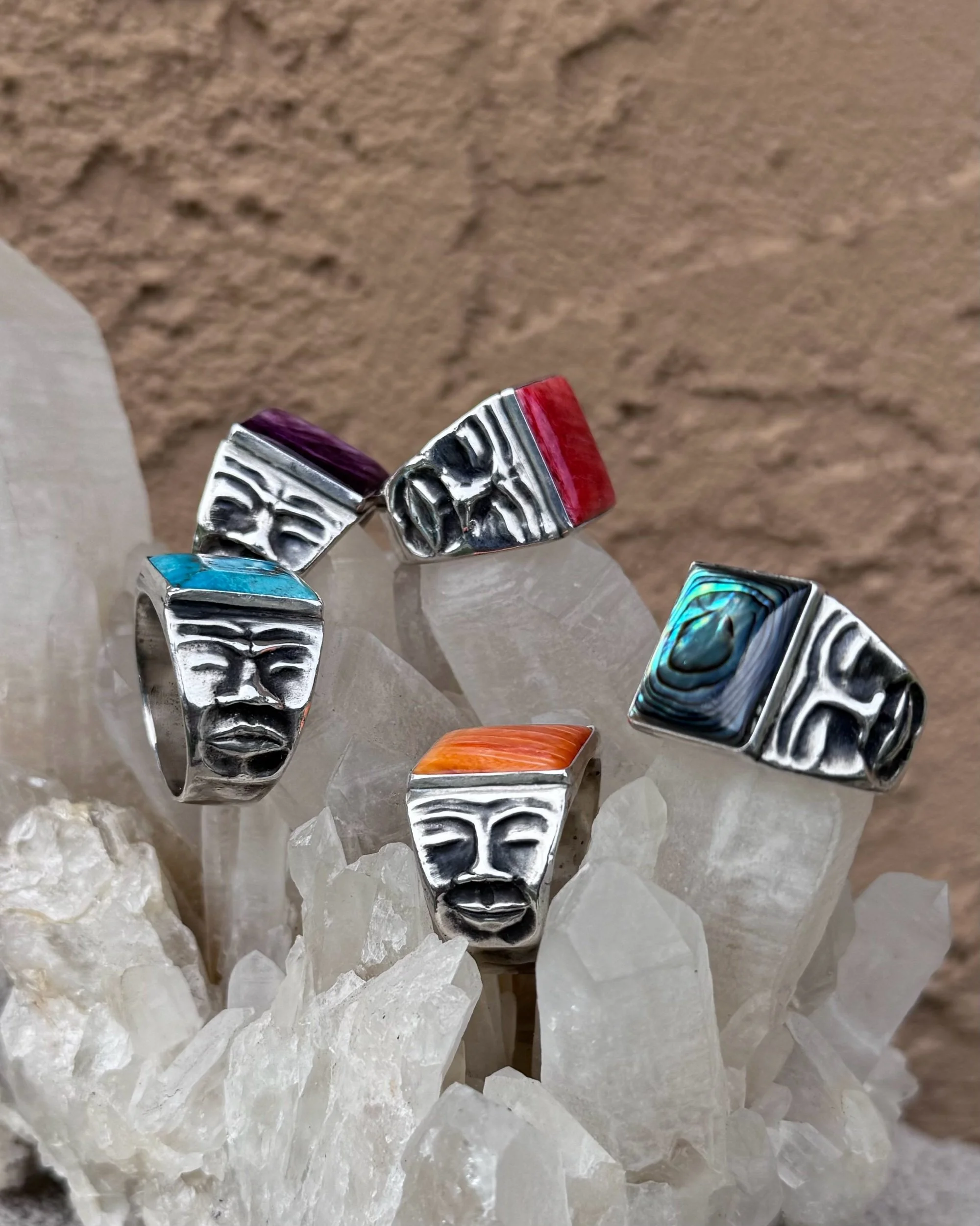 Comedy & Tragedy rings