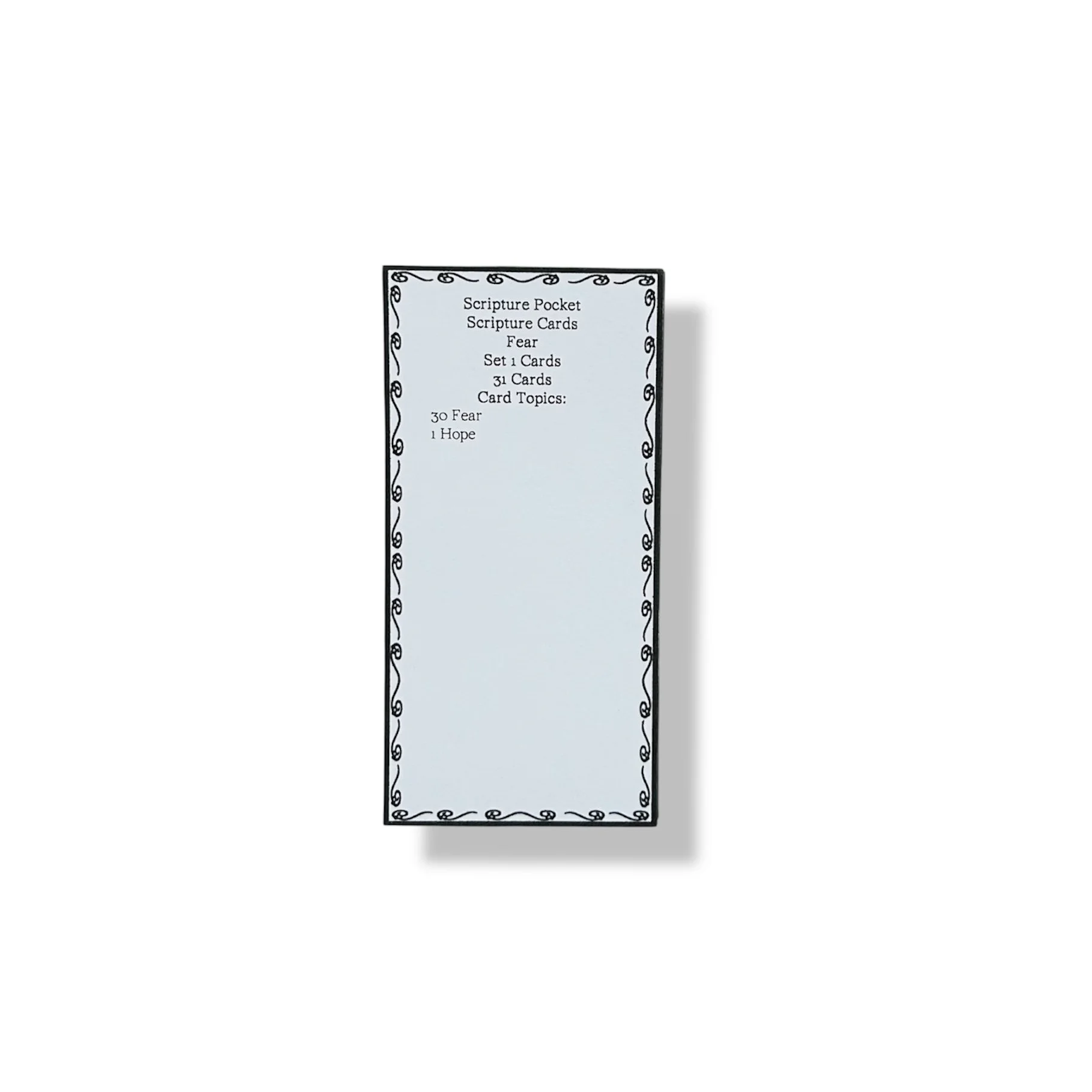 Scripture Pocket Scripture Cards (Fear Set 1 Cards)