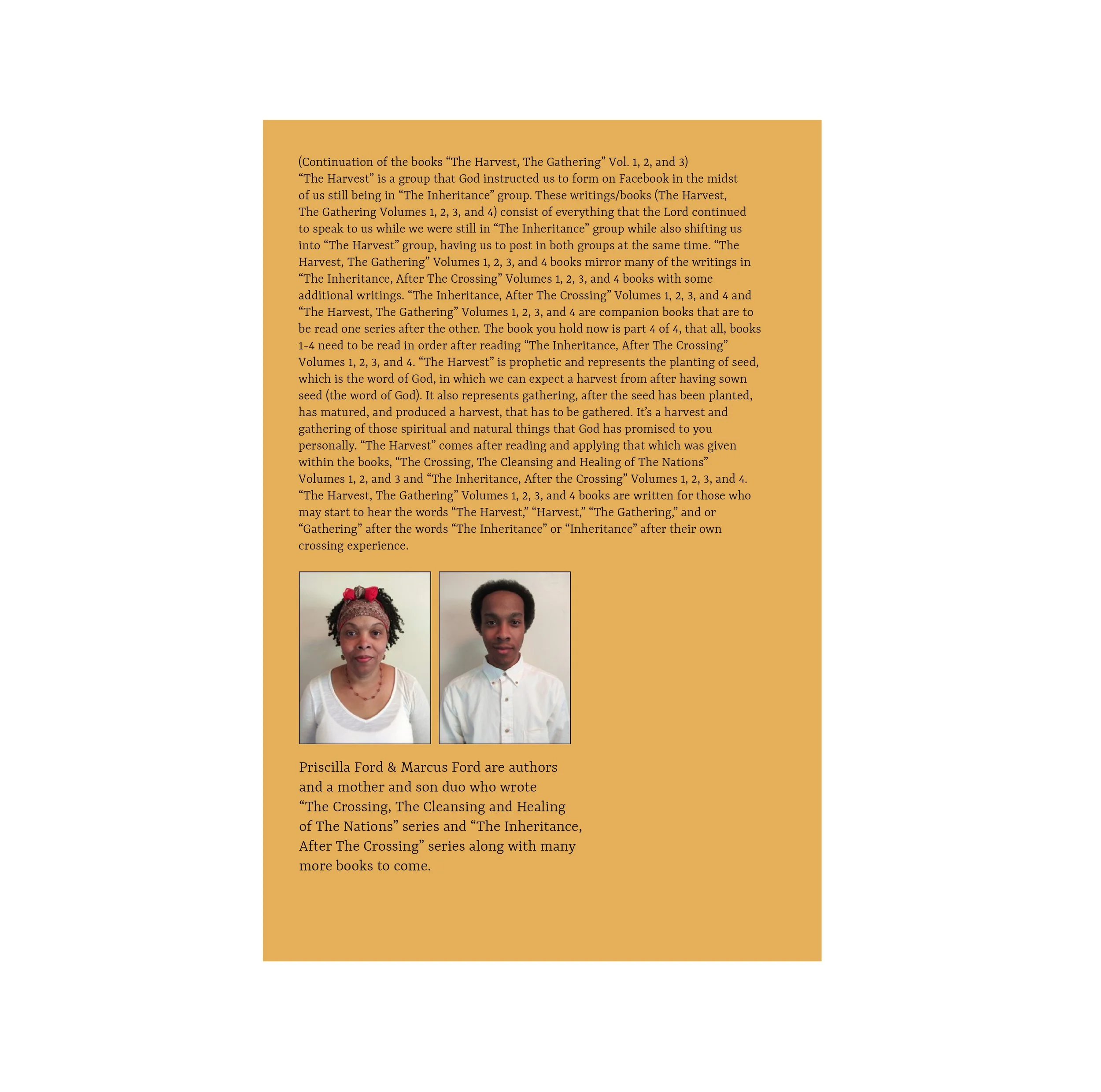 Back Cover The Harvest, The Gathering Volume 4 with Background.jpg