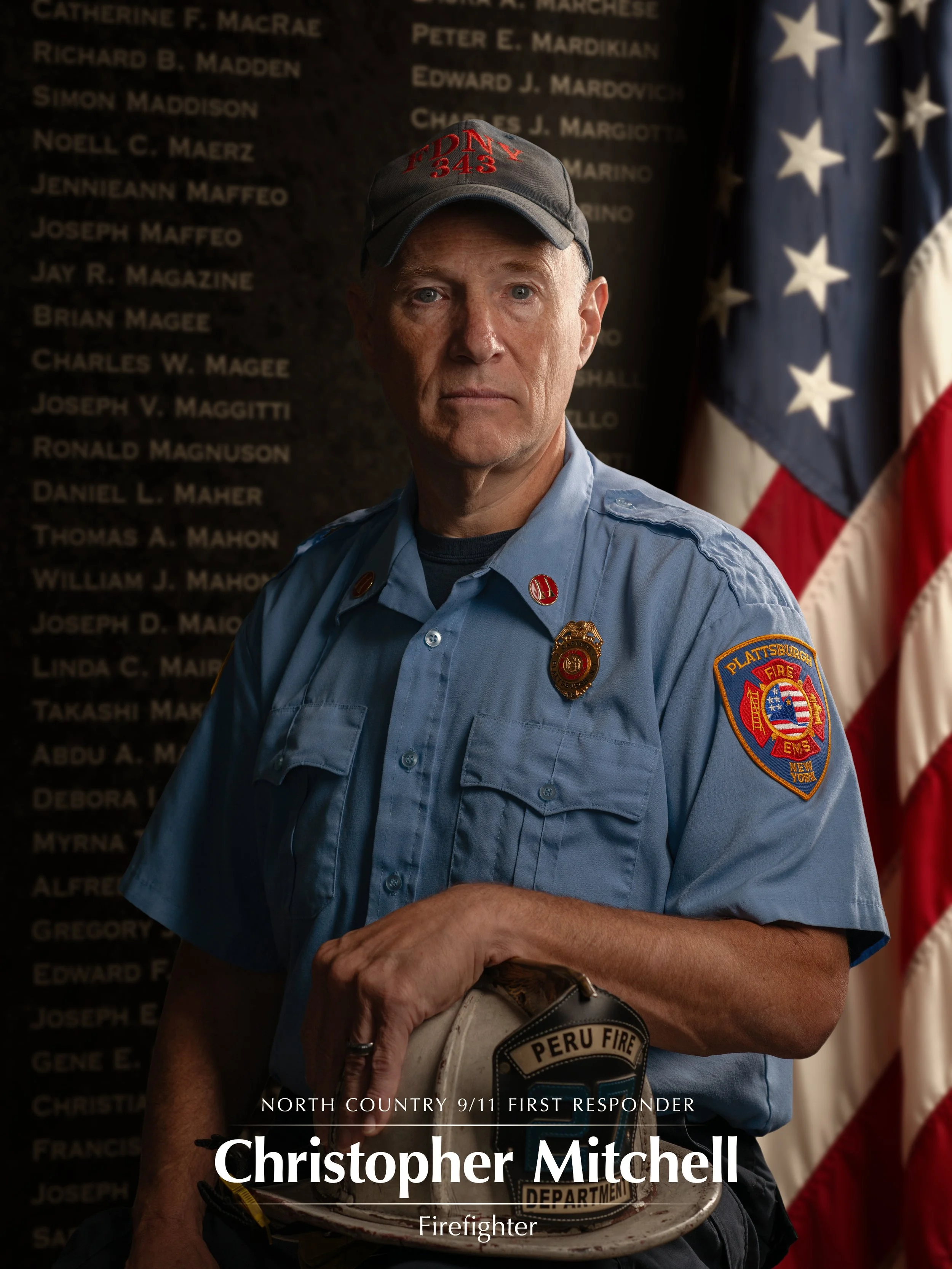  My Time at Ground Zero –  I remember the drive down to New York City. As our convoy of ambulances from the North Country traveled down the interstate, people stood on bridges and along the roads, waving American flags and saluting us as we passed. I