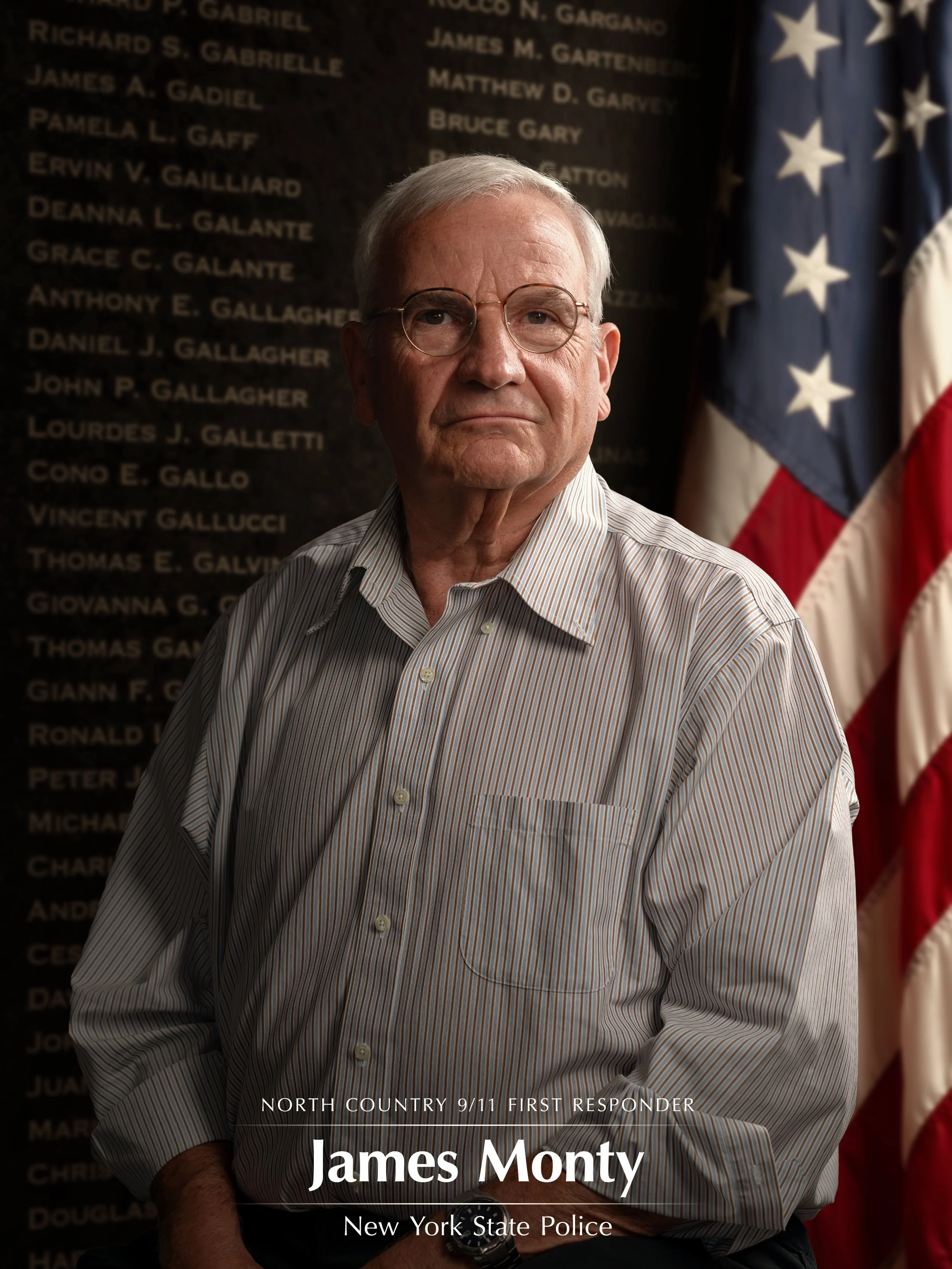  I joined the New York State Police in 1984.  On the morning of 911, I was working a day shift. The day shift was at a local coffee shop when my wife called me and said, “Get to a TV, Something is happening in New York City!” We returned to our stati