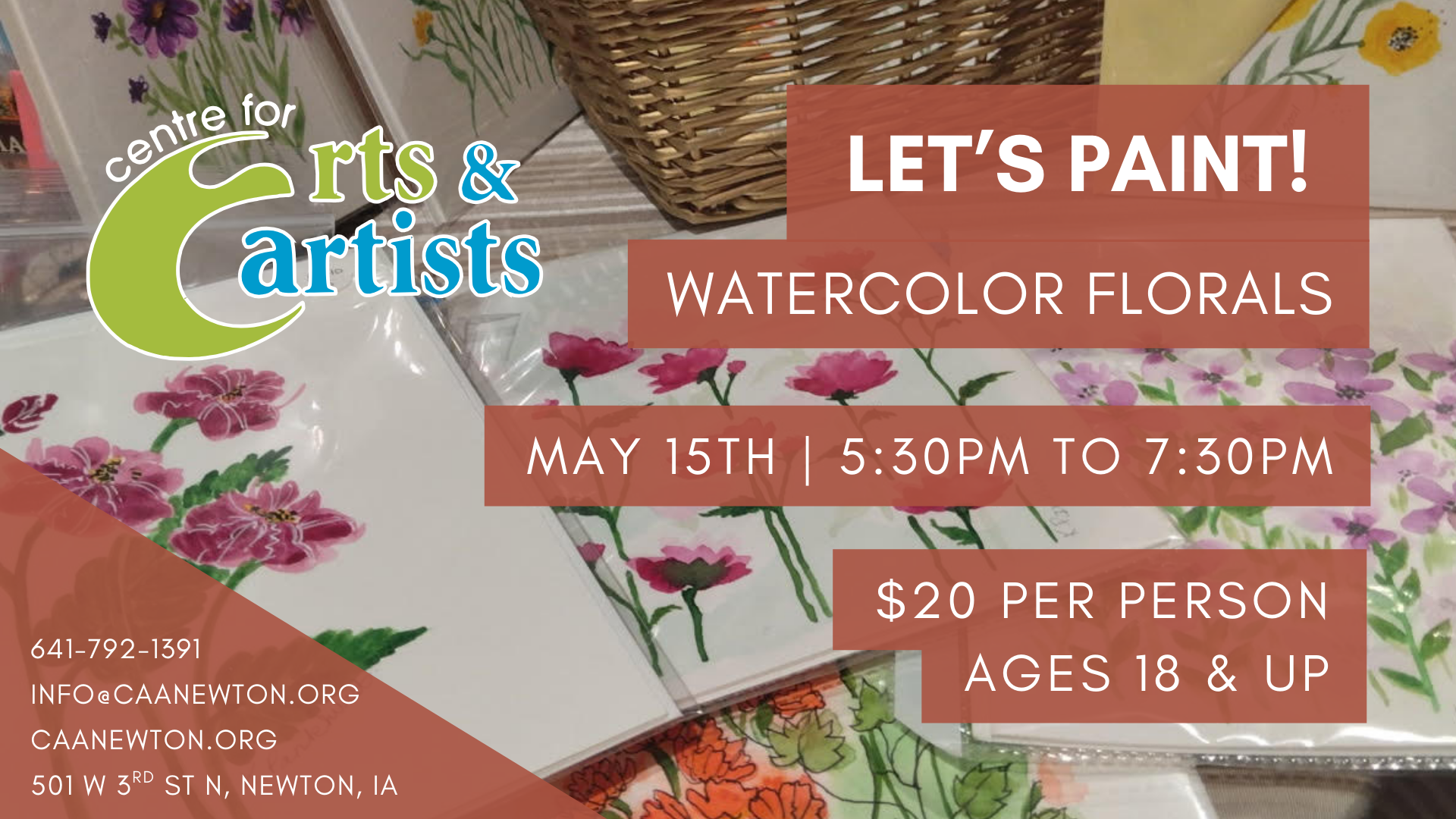 Let's Paint! Watercolor Floral