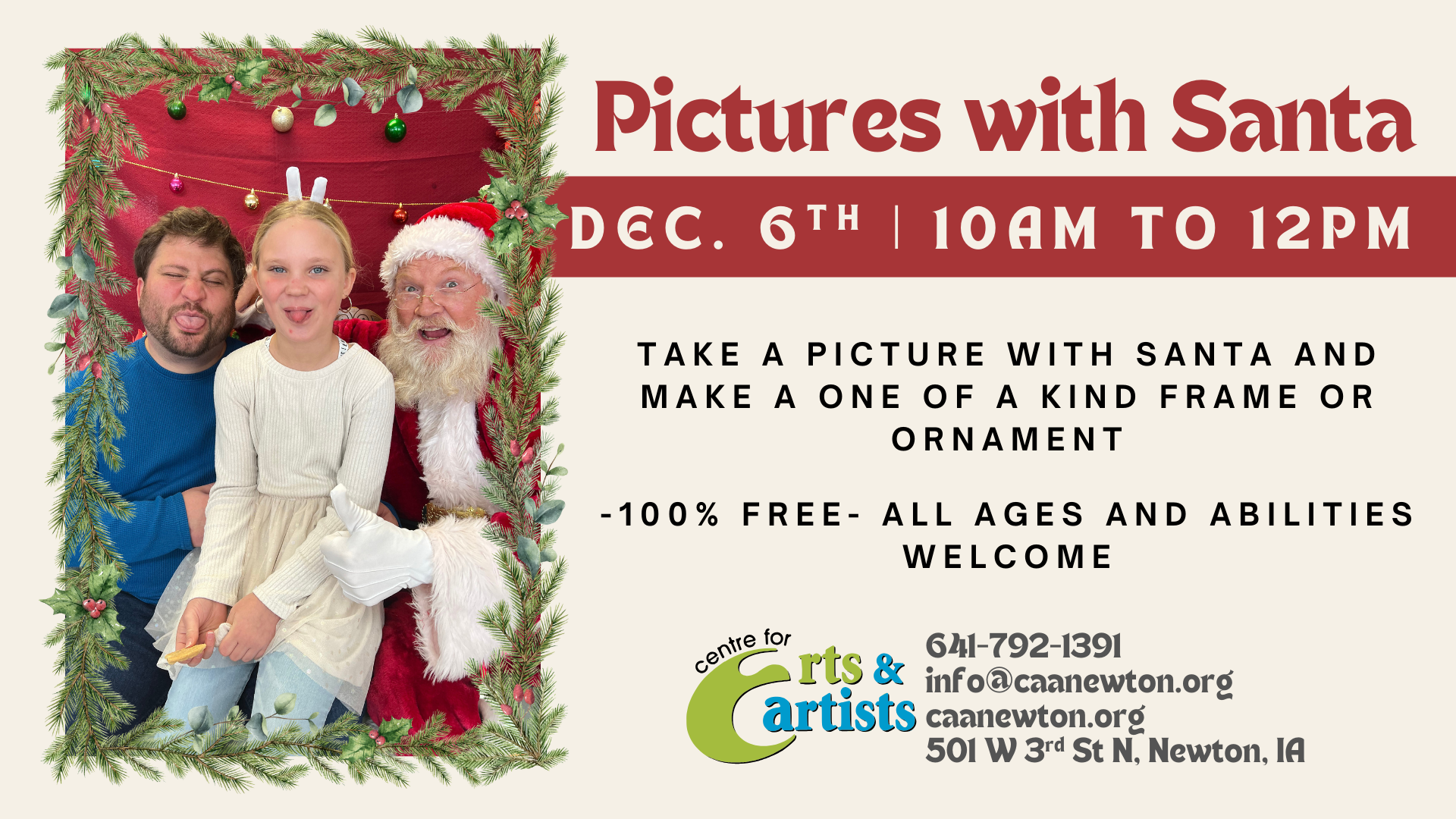 Pictures with Santa