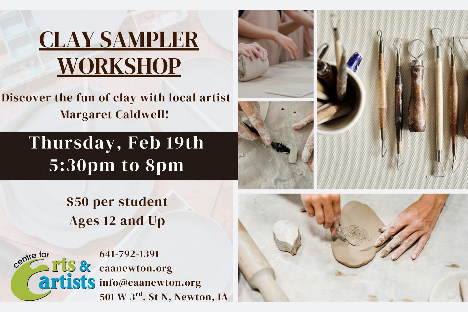 Clay Sampler Workshop
