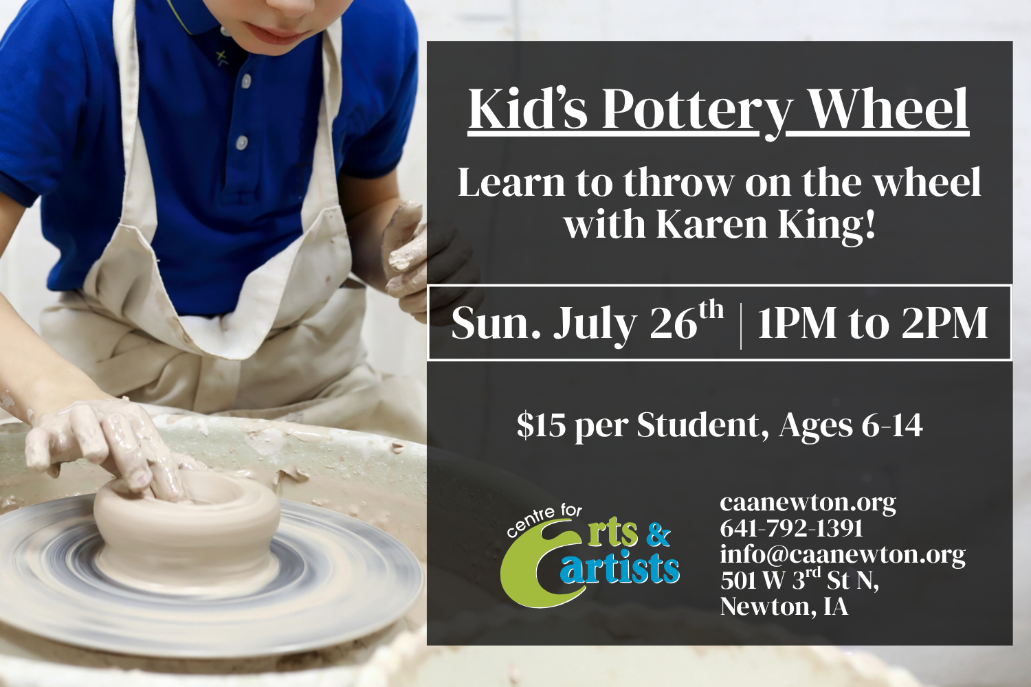 Kid’s Pottery Wheel